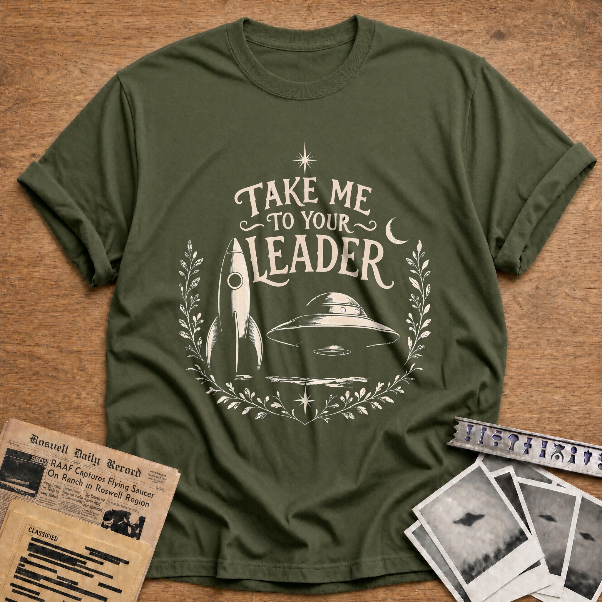 Leader Of The Free Worlds - Military Green