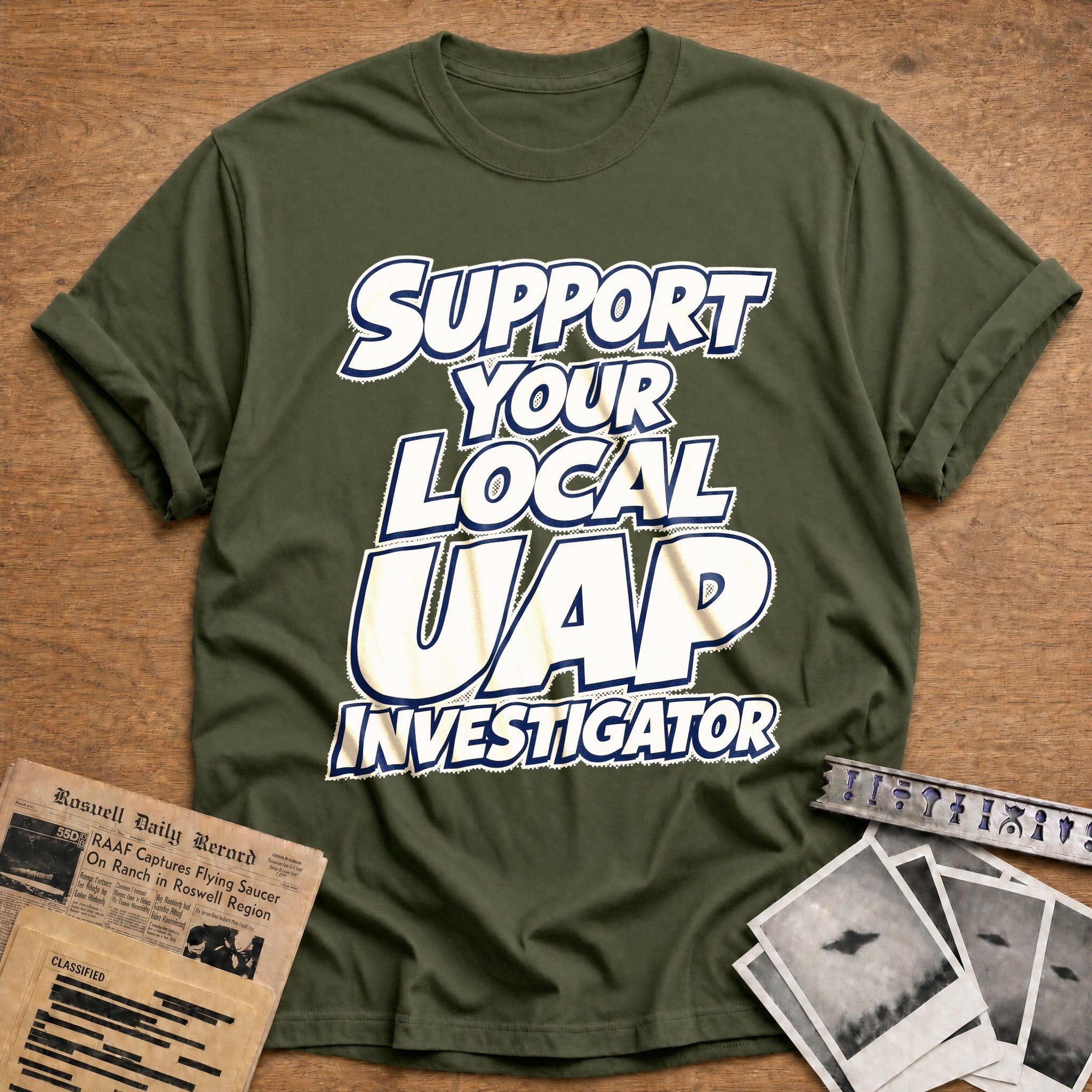 Local Uap Investigator - Military Green