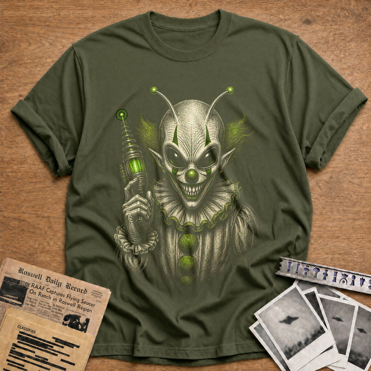 Mars Circus 88 T-Shirt - Military Green