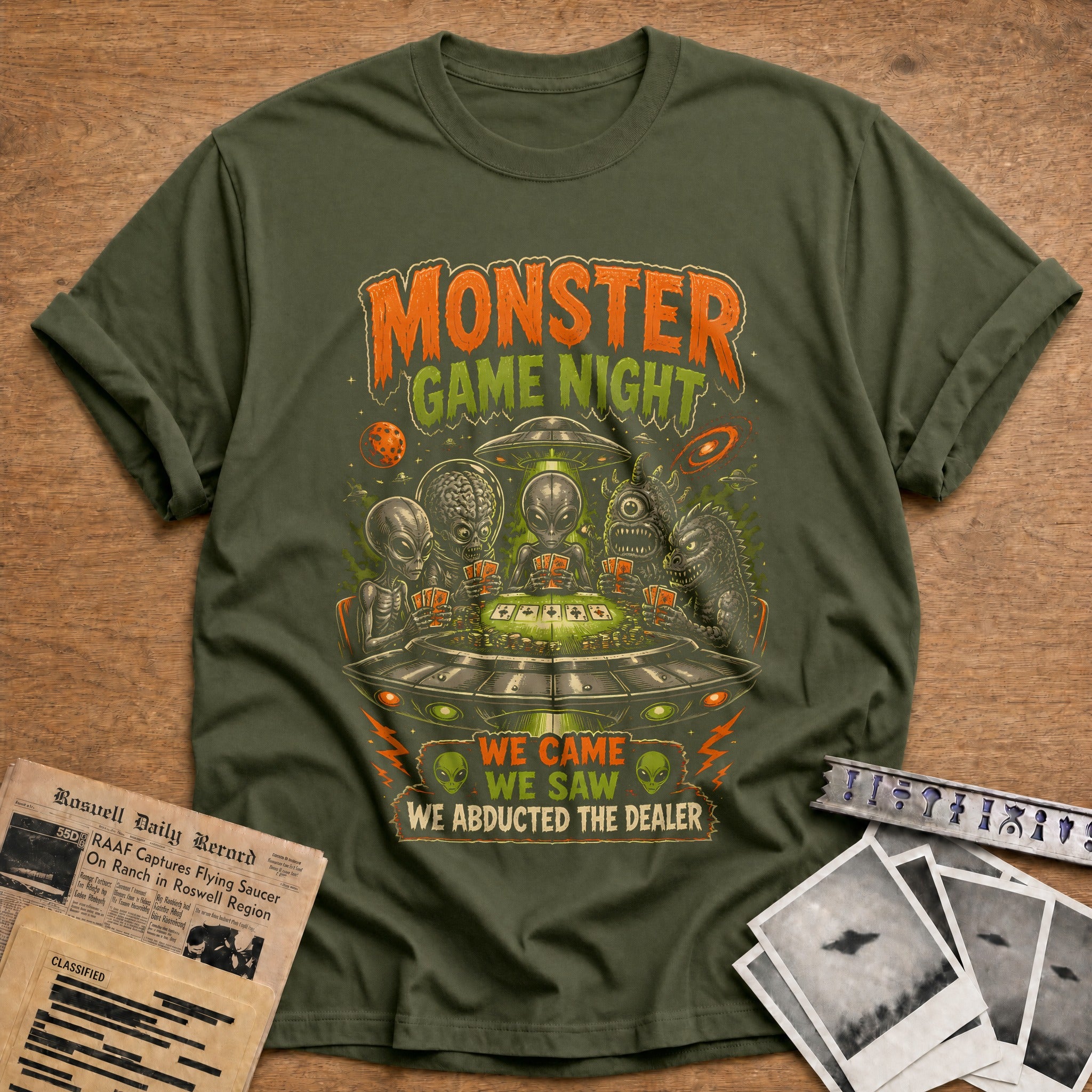 Monster Game Night 35 - Military Green