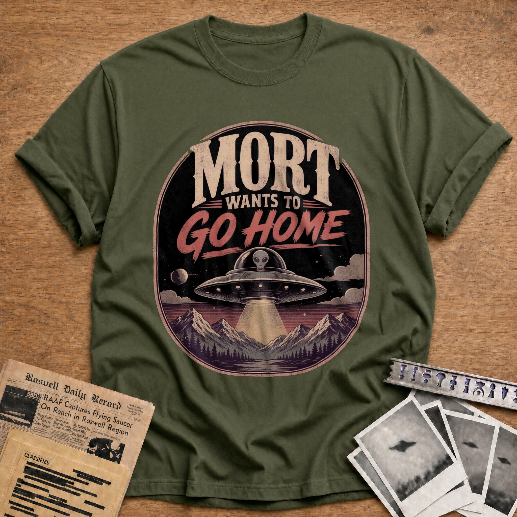 Mort Wants To Go Home 04 - Military Green