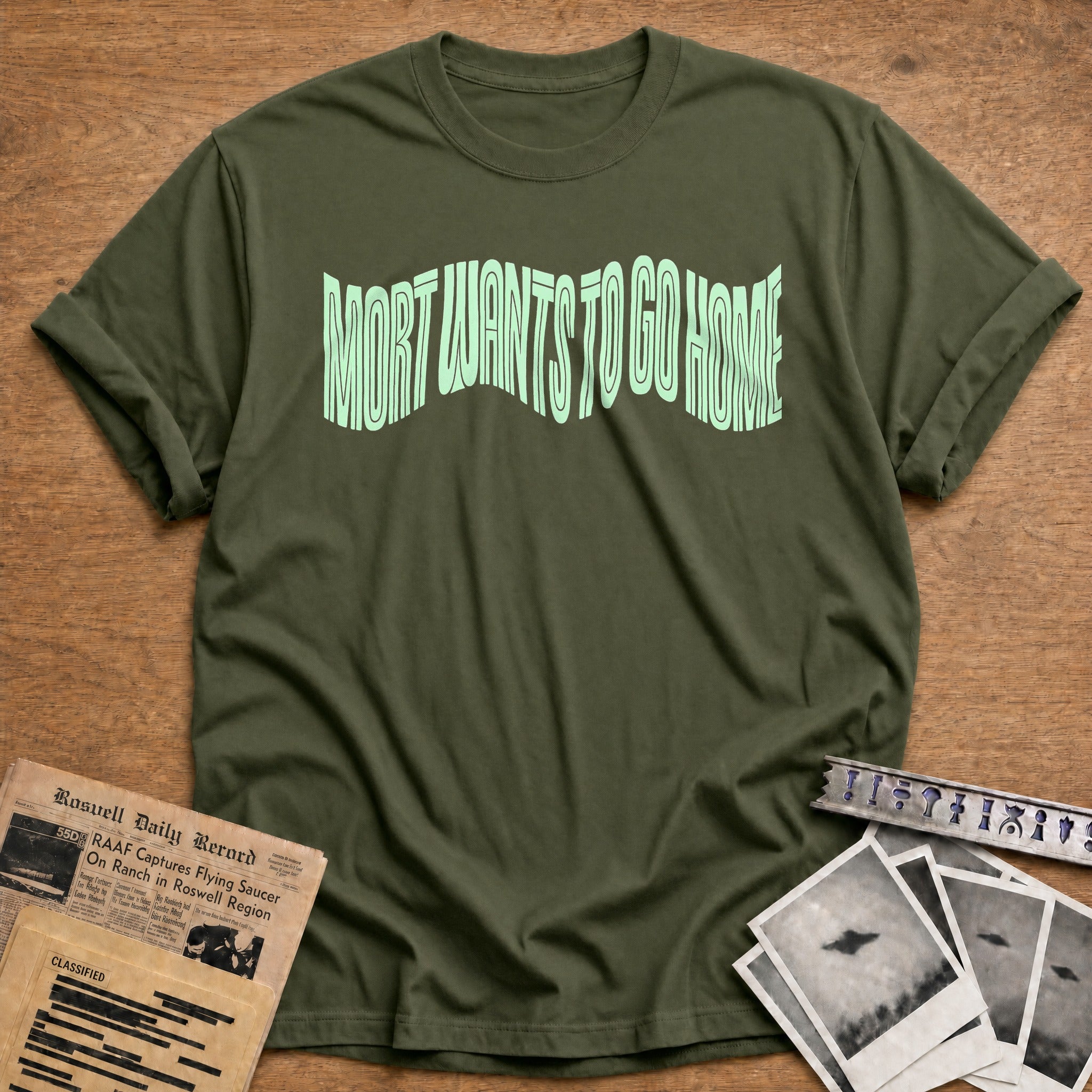 Mort Wants To Go Home 06 - Military Green