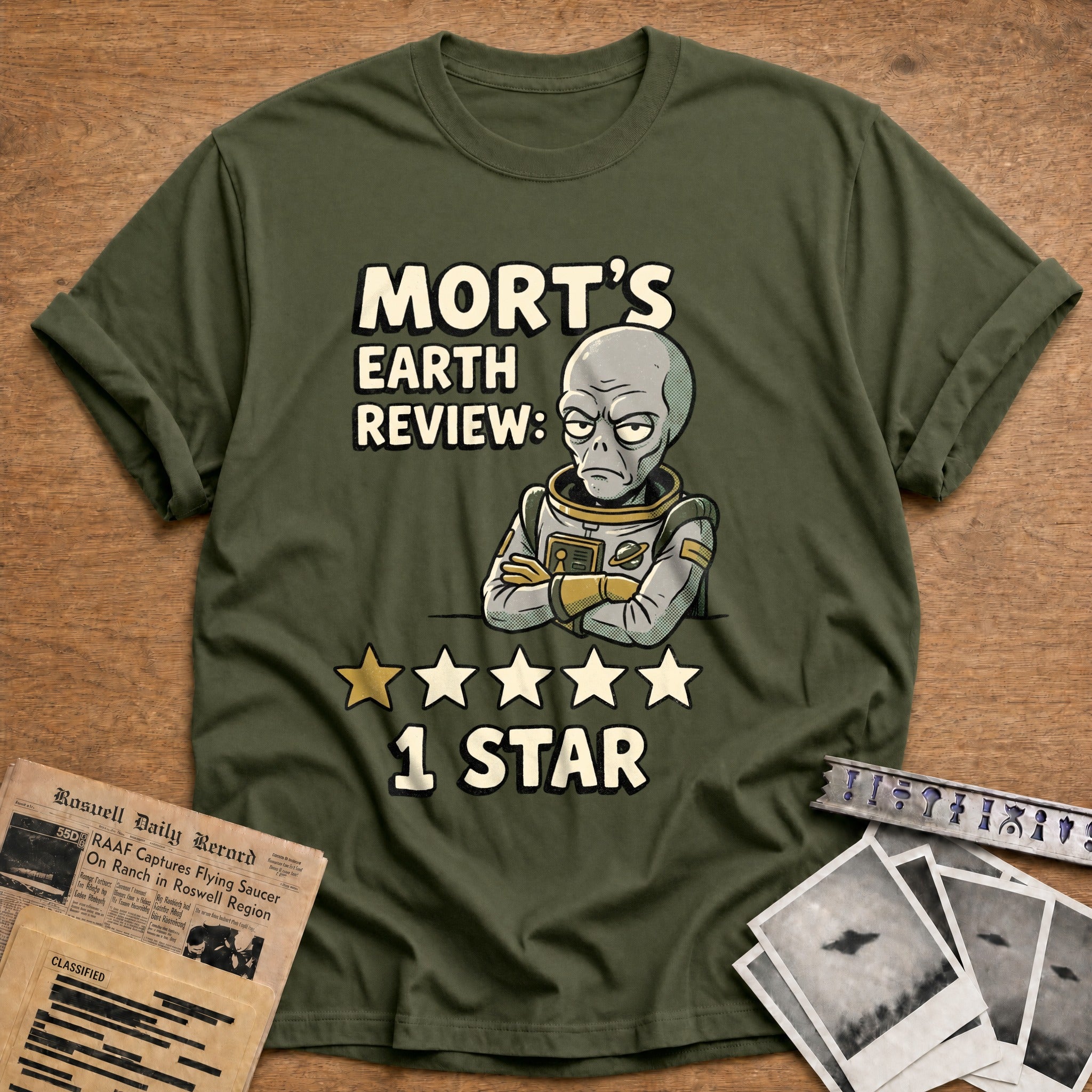 Mort's Earth Review - Military Green