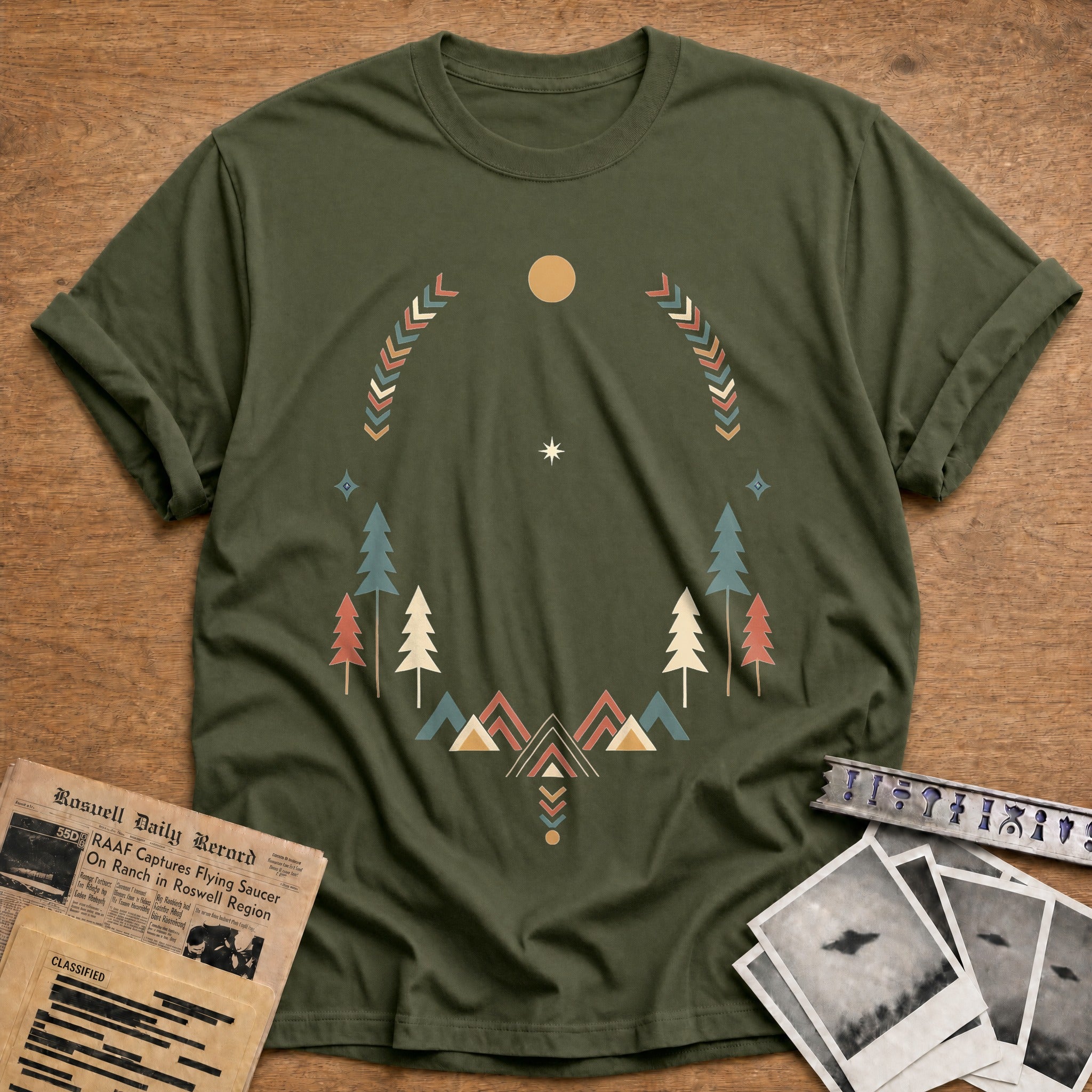 Mountain Circle - Military Green