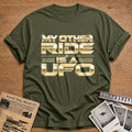 My Other Ride Is A Ufo 01 - Military Green