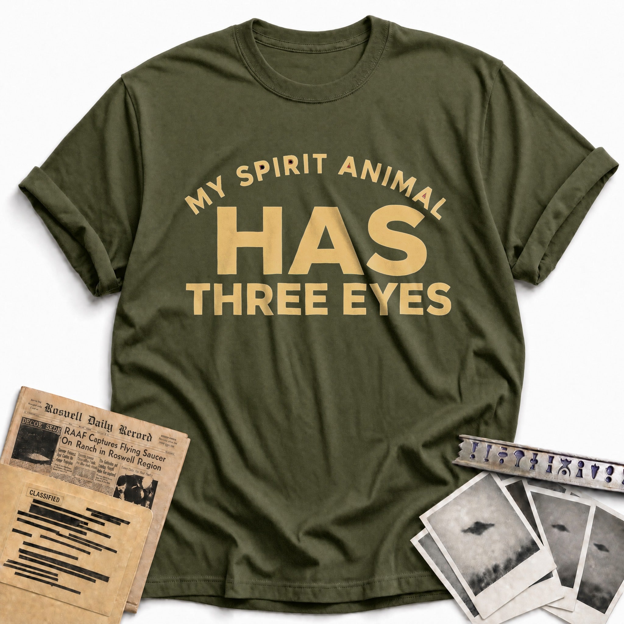 My Spirit Animal Has Three Eyes 04 - Military Green