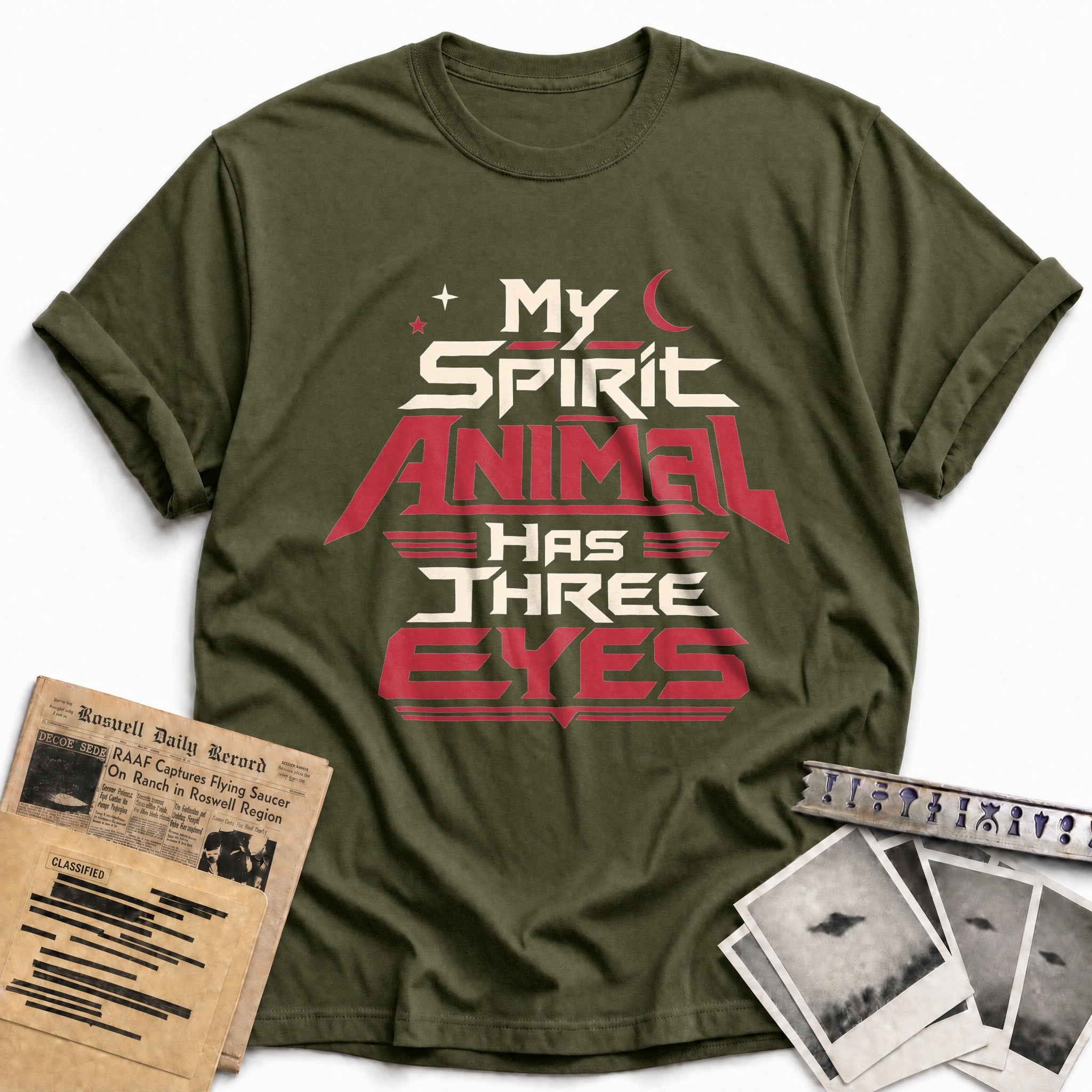 My Spirit Animal Has Three Eyes 05 - Military Green