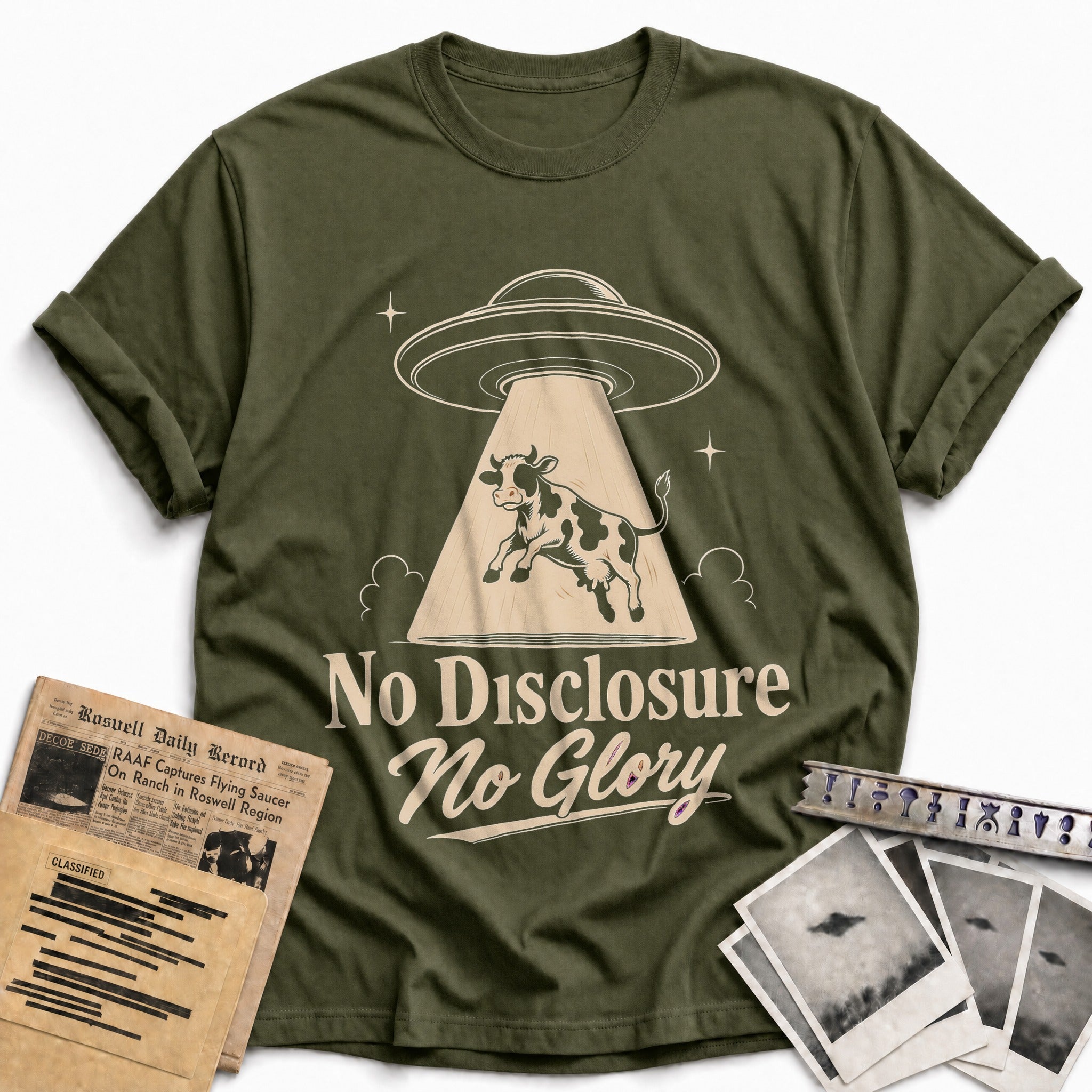 No Disclosure No Glory 02 - Military Green
