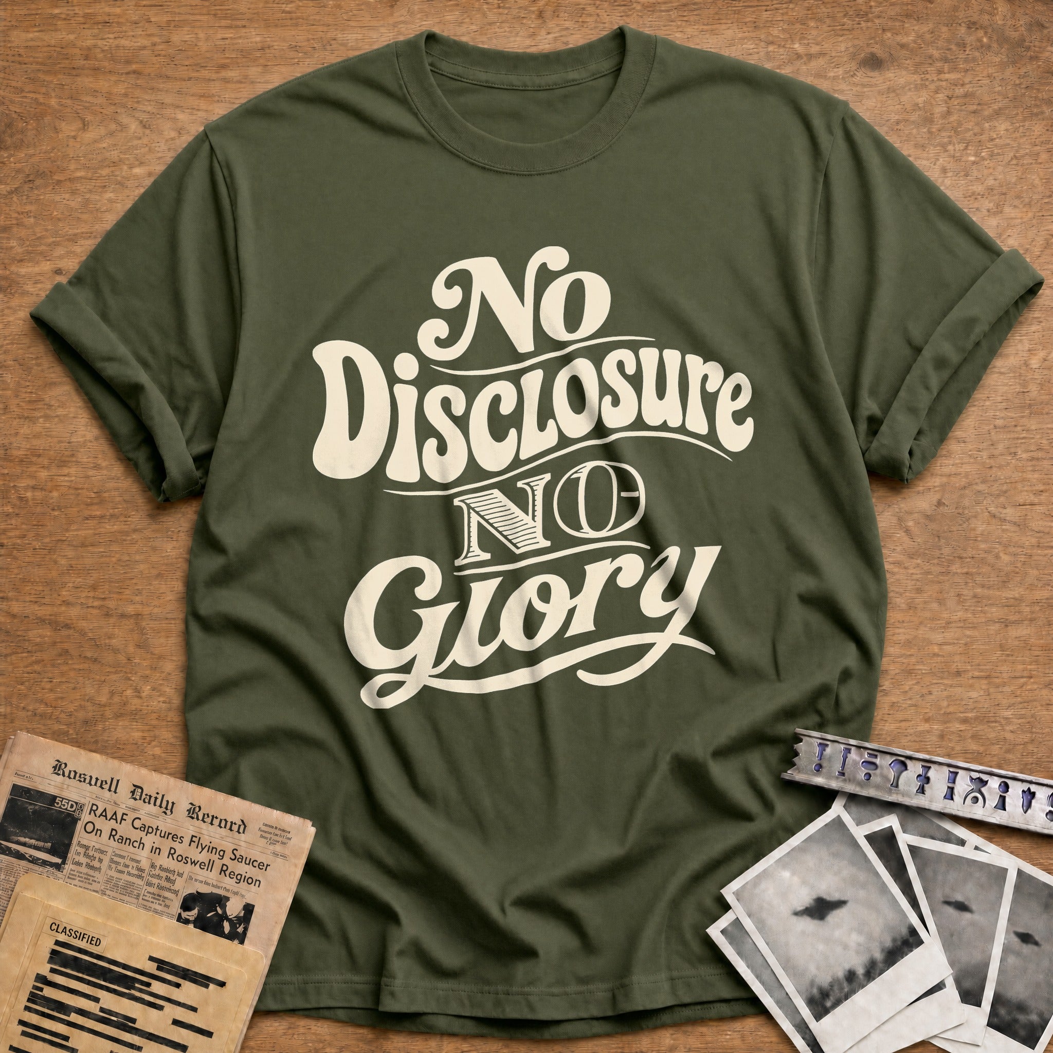 No Disclosure No Glory 01 - Military Green