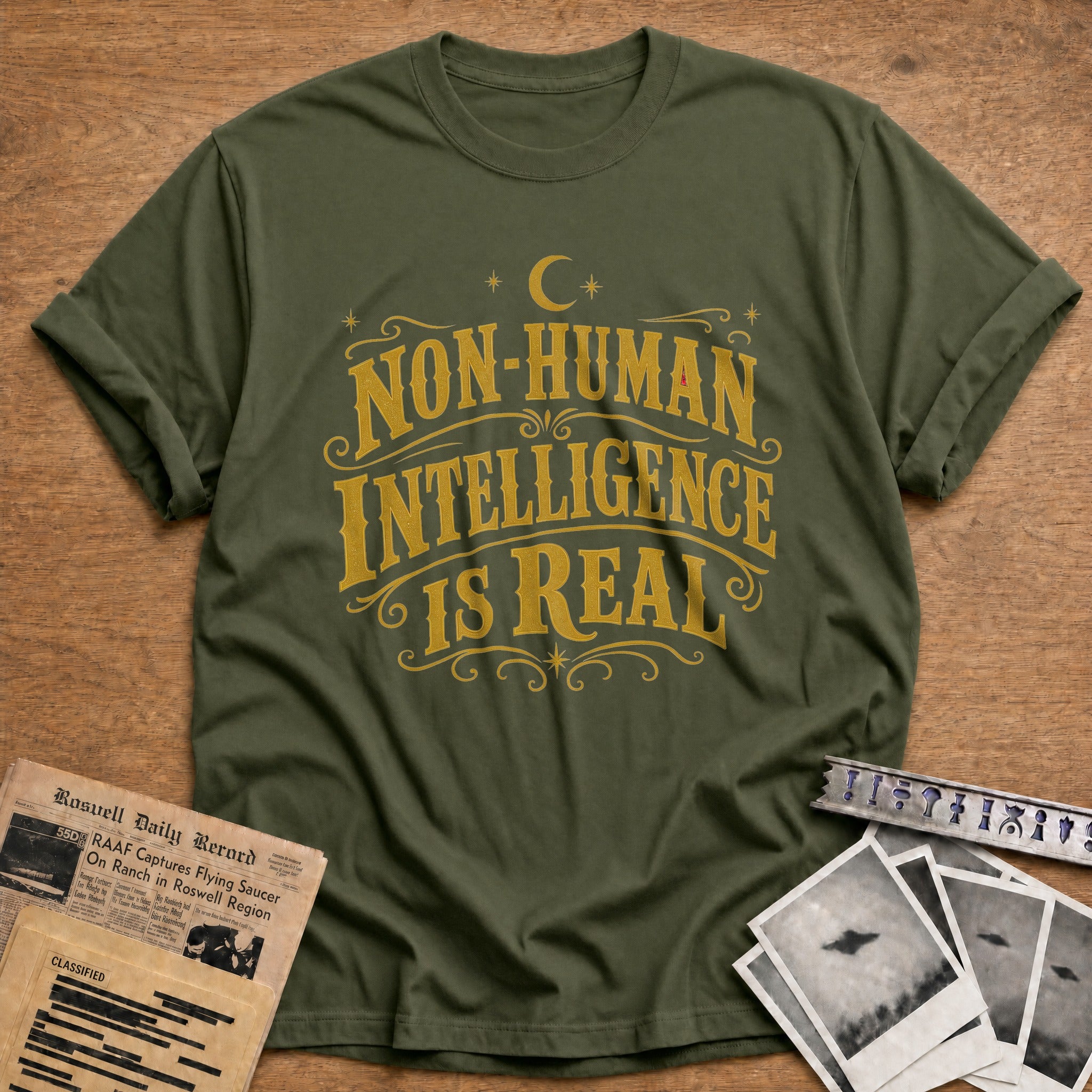 Non Human Intelligence Is Real 03 - Military Green
