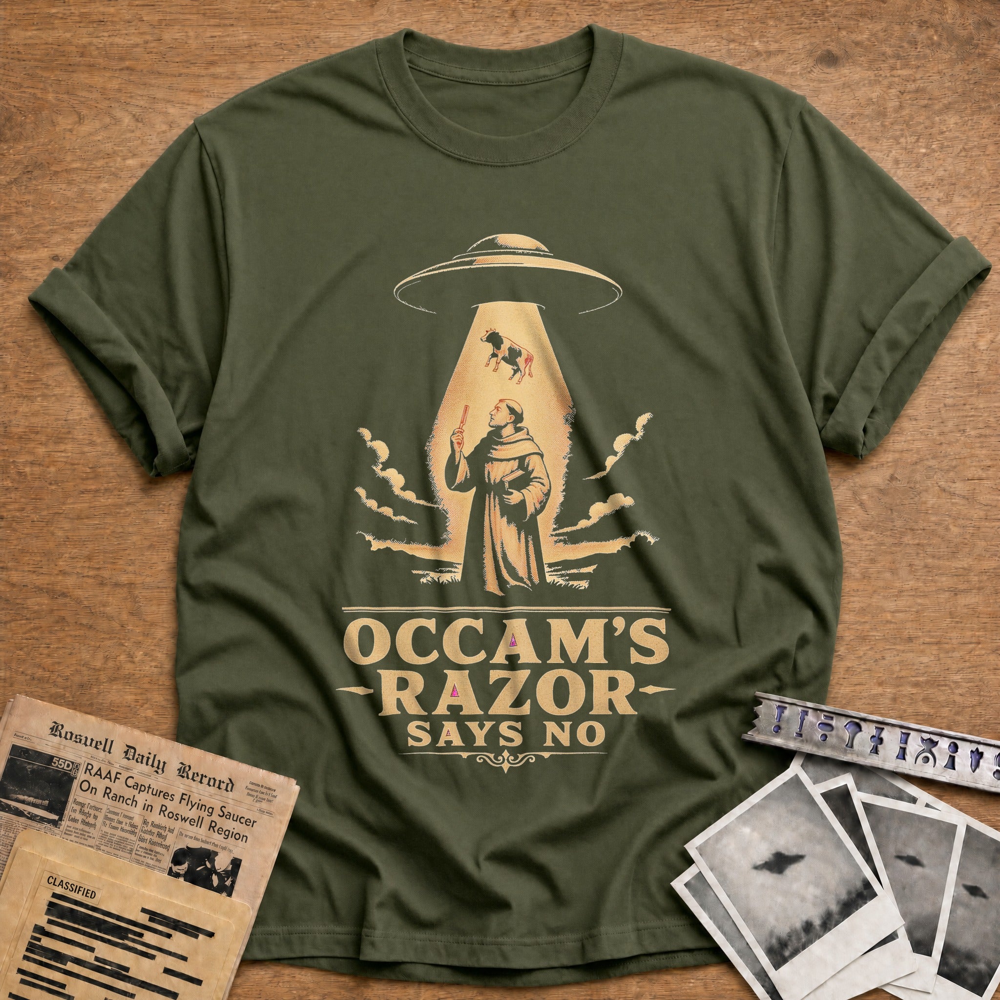 Occams Razor Says No 01 - Military Green