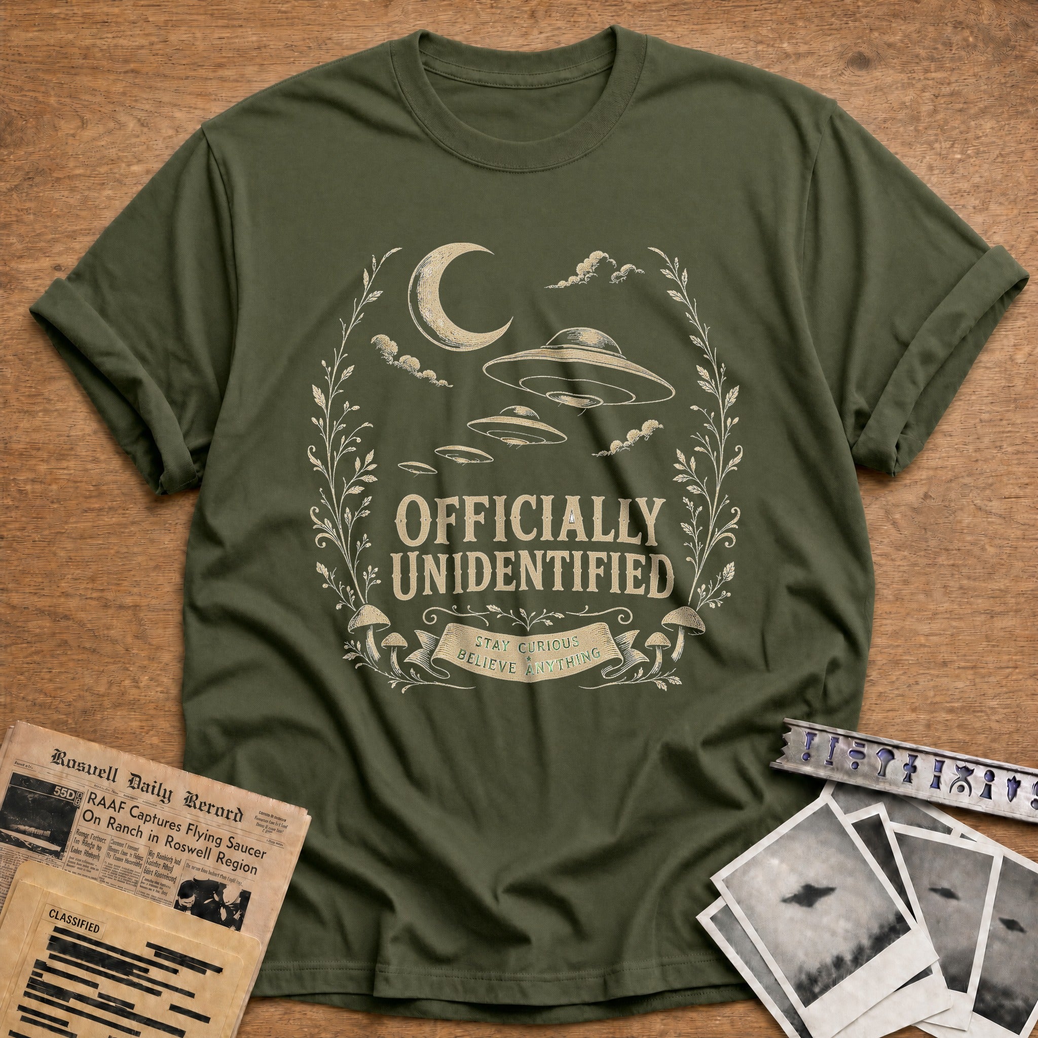 Officially Unidentified - Military Green