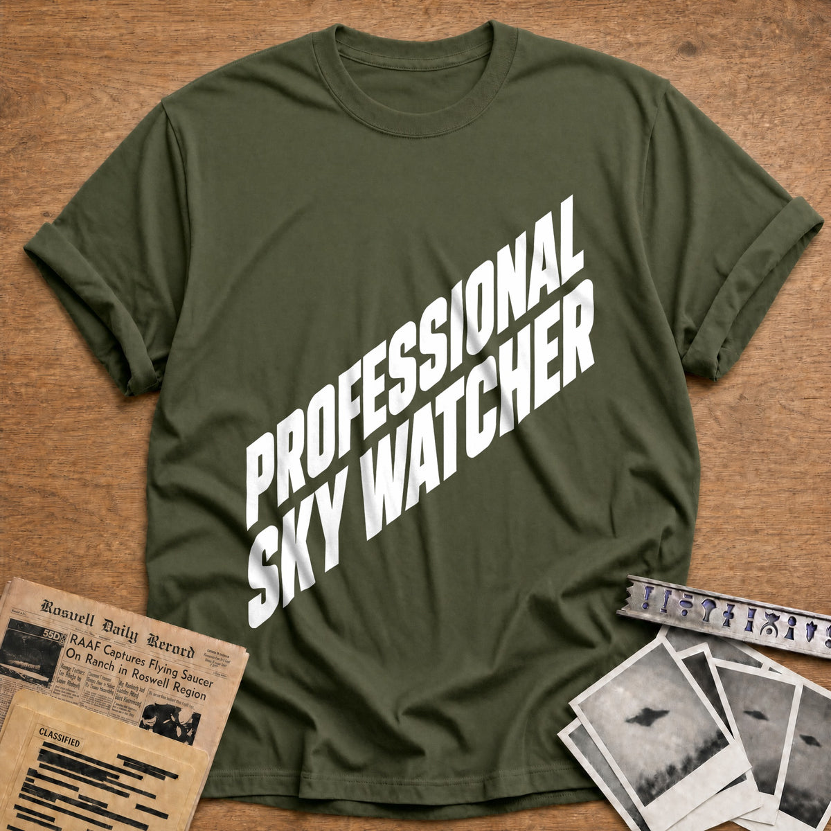 Professional Sky Watcher 95 T-Shirt - Military Green