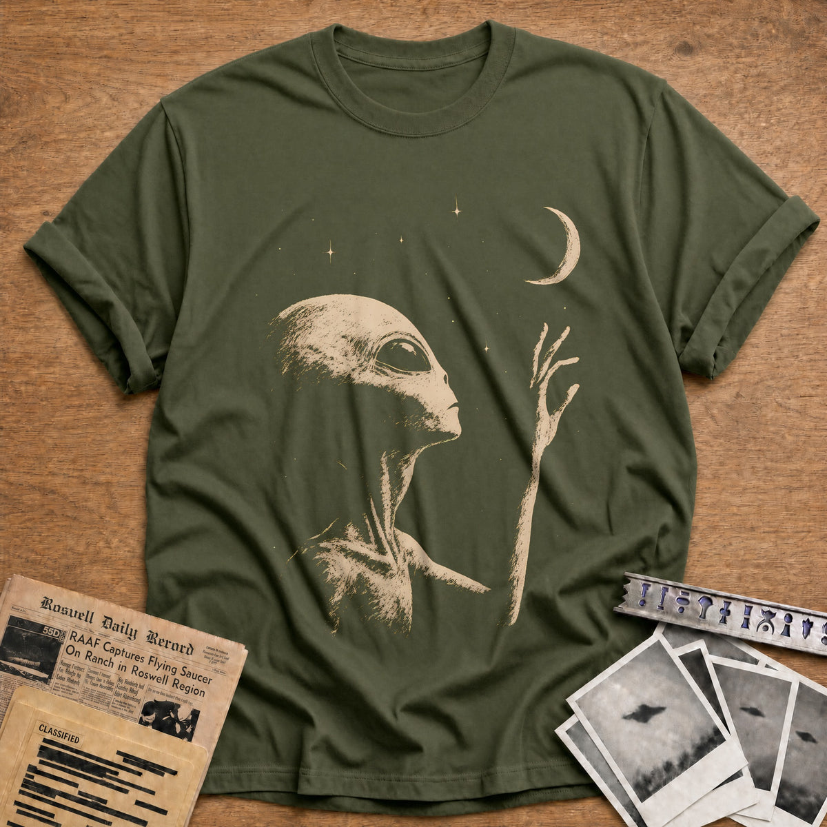 Reach Moon 59 T-Shirt - Military Green