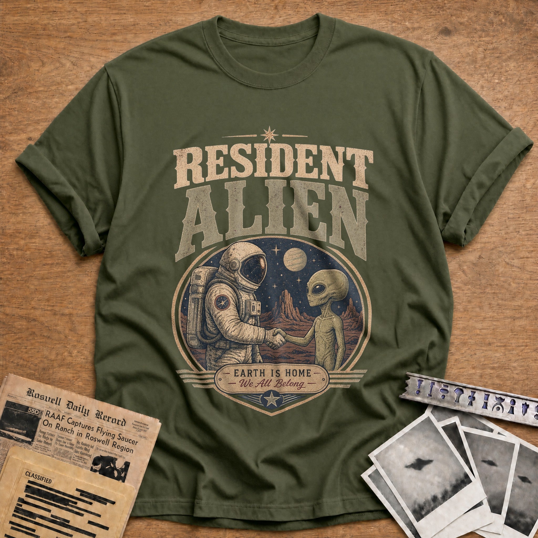 Resident Alien 02 - Military Green