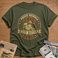 Resting Eyes Club 47 T-Shirt - Military Green