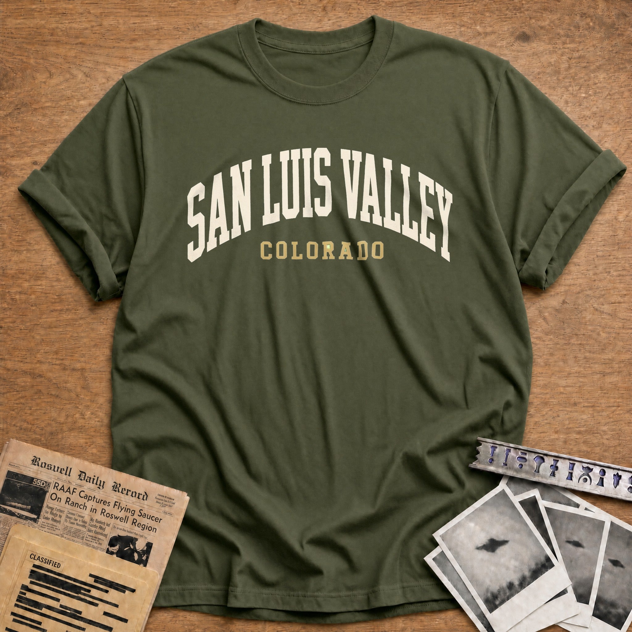 San Luis Valley Colorado - Military Green