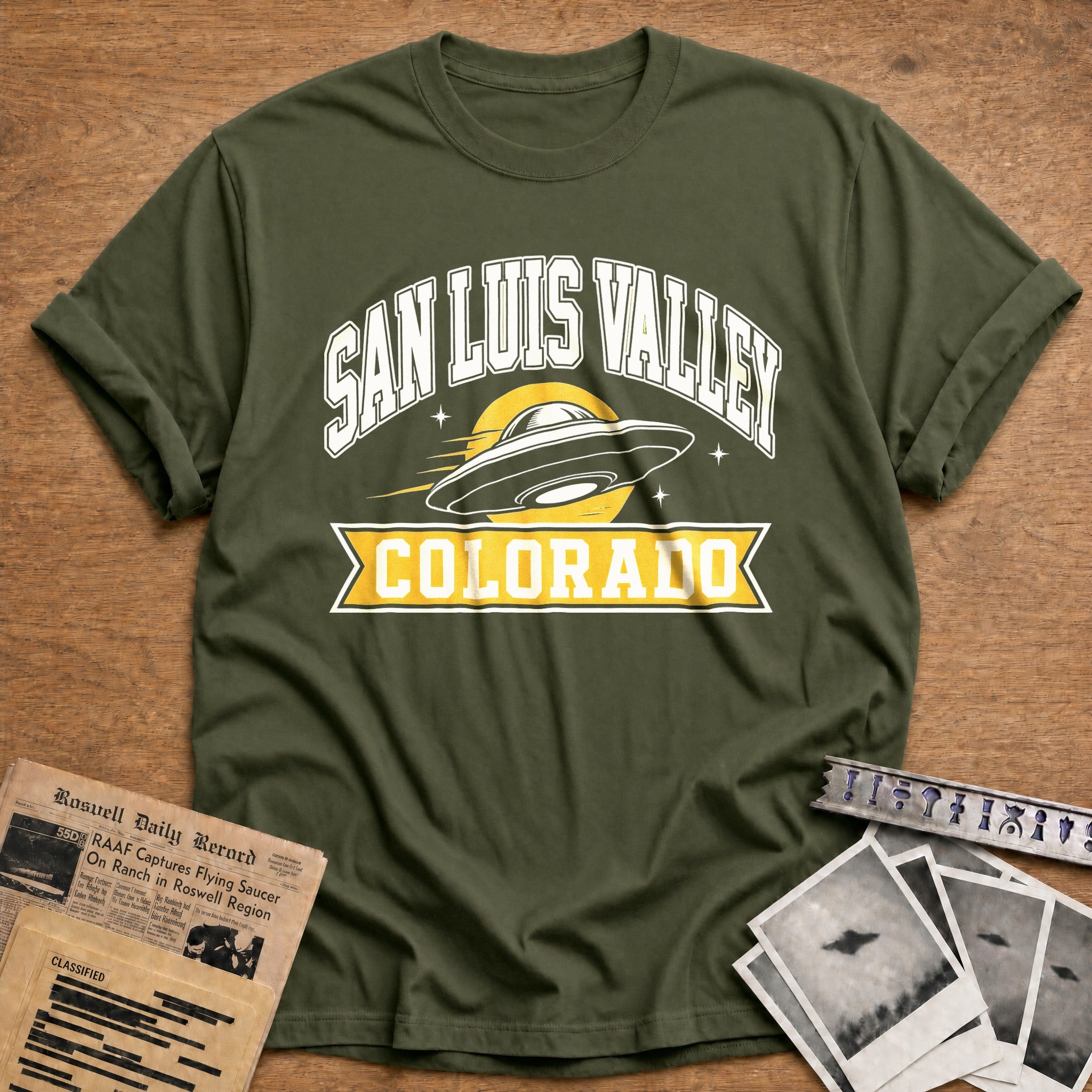 Saucer Valley Colorado - Military Green