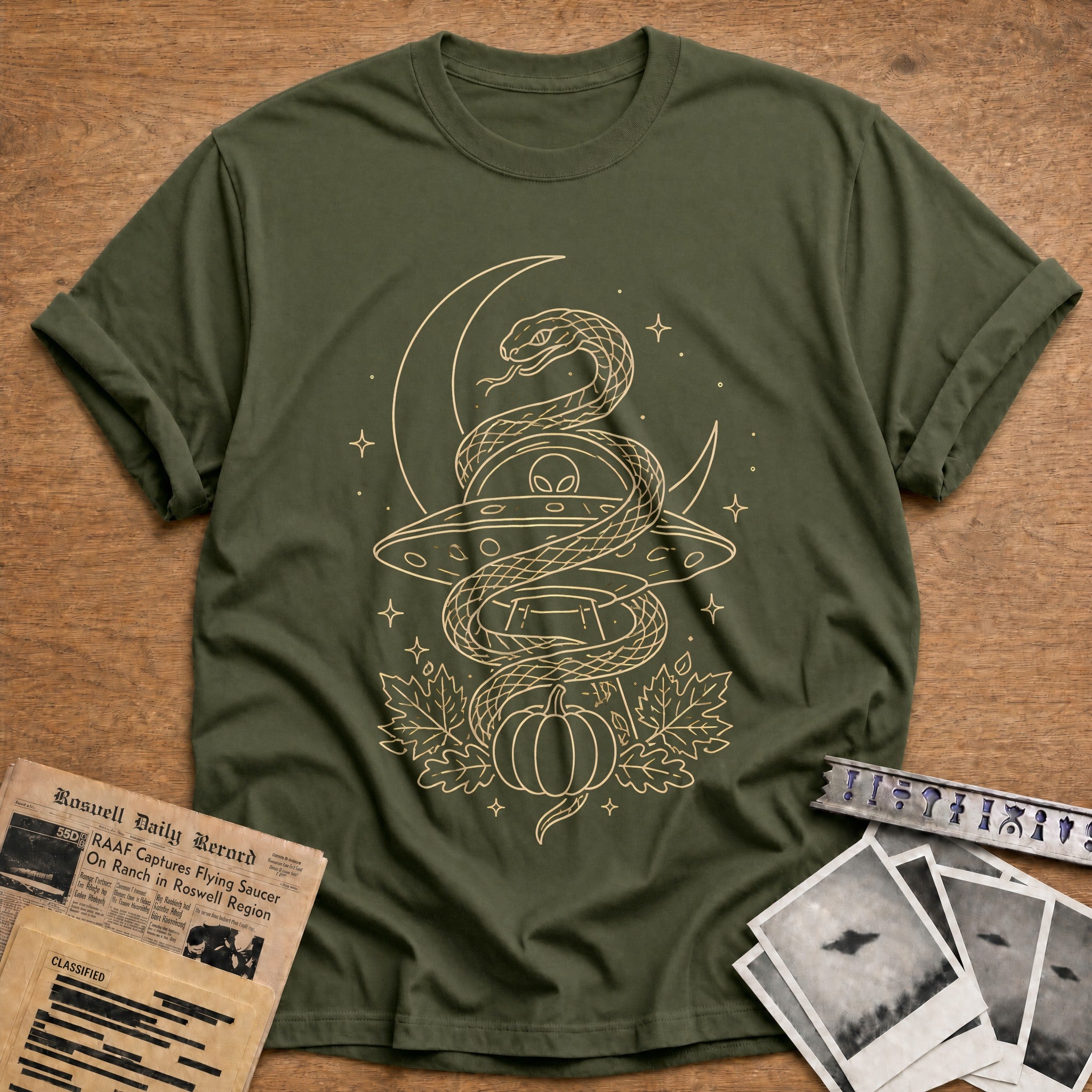 Serpent Ufo Moon 46 - Military Green