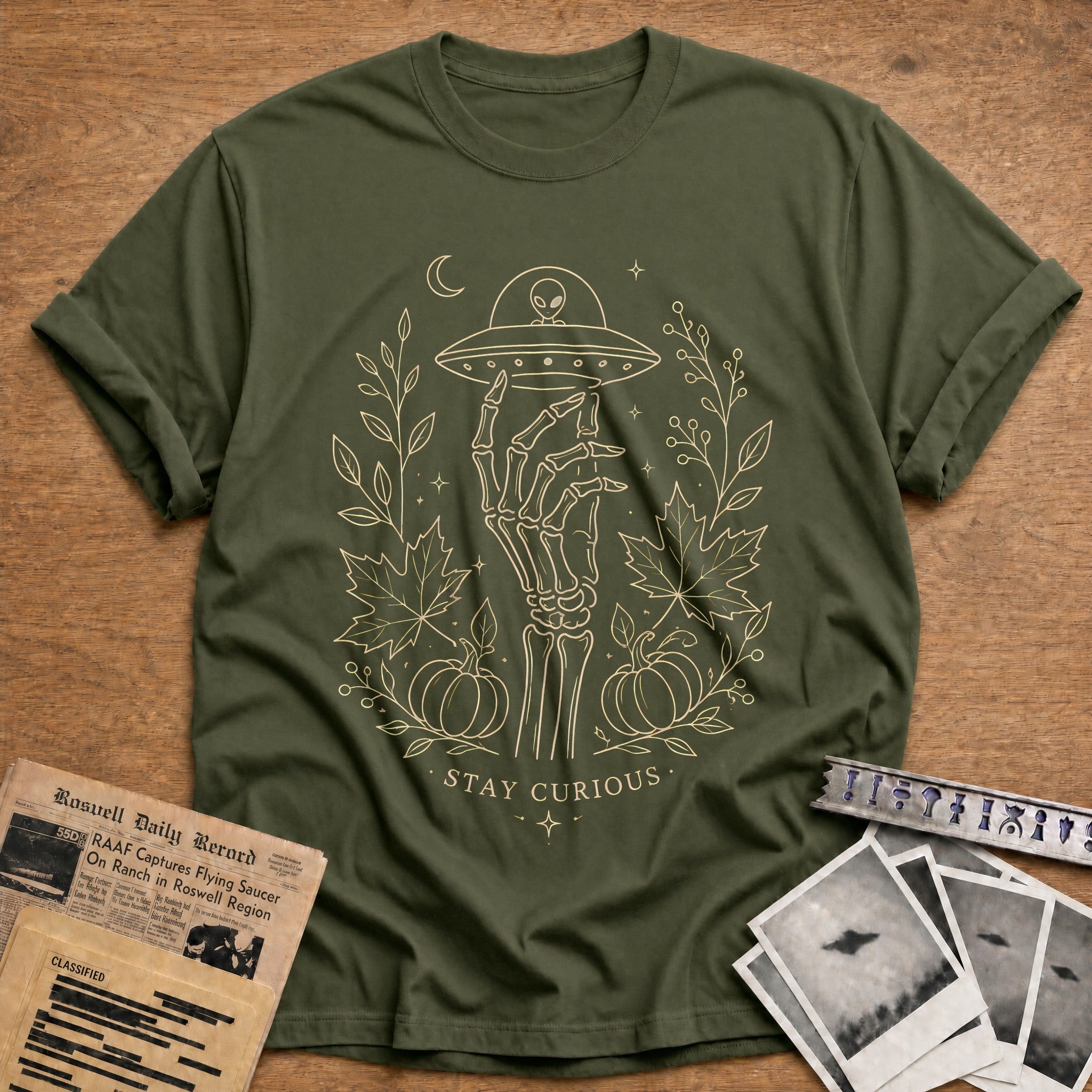 Skeletal Hand Ufo 85 - Military Green