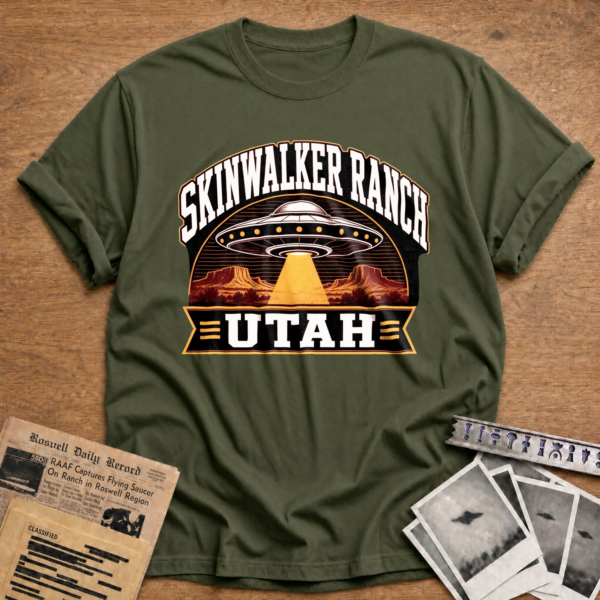 Skinwalker Ranch Utah - Military Green
