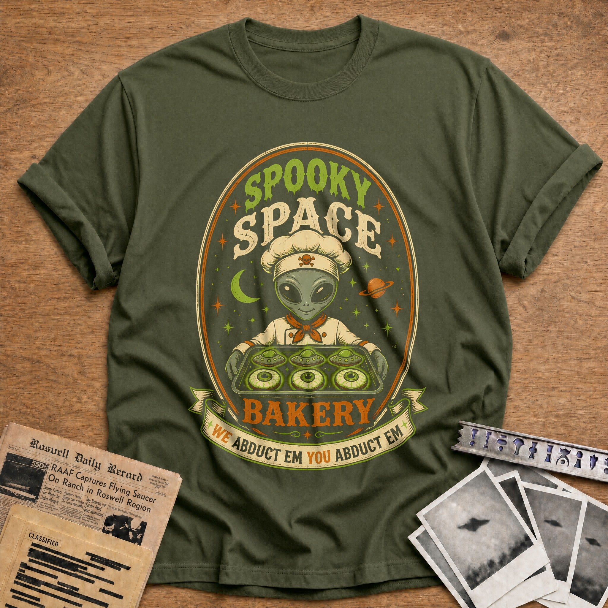 Spooky Space Bakery 73 - Military Green