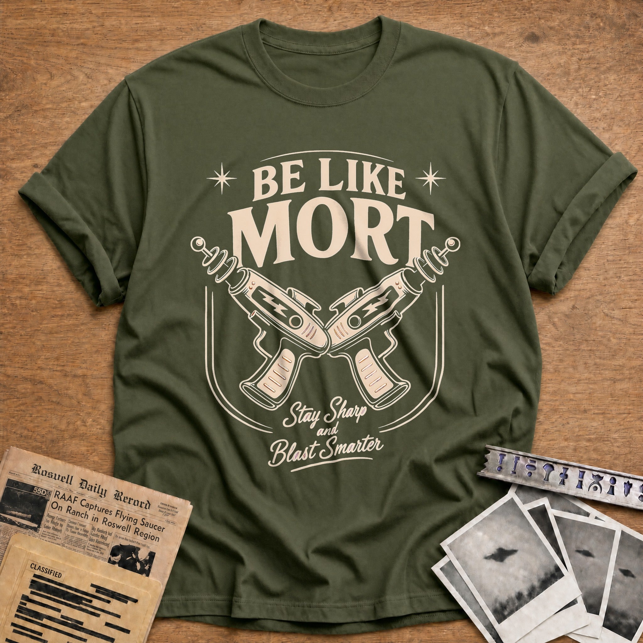 Stay Sharp Blast Smarter - Military Green