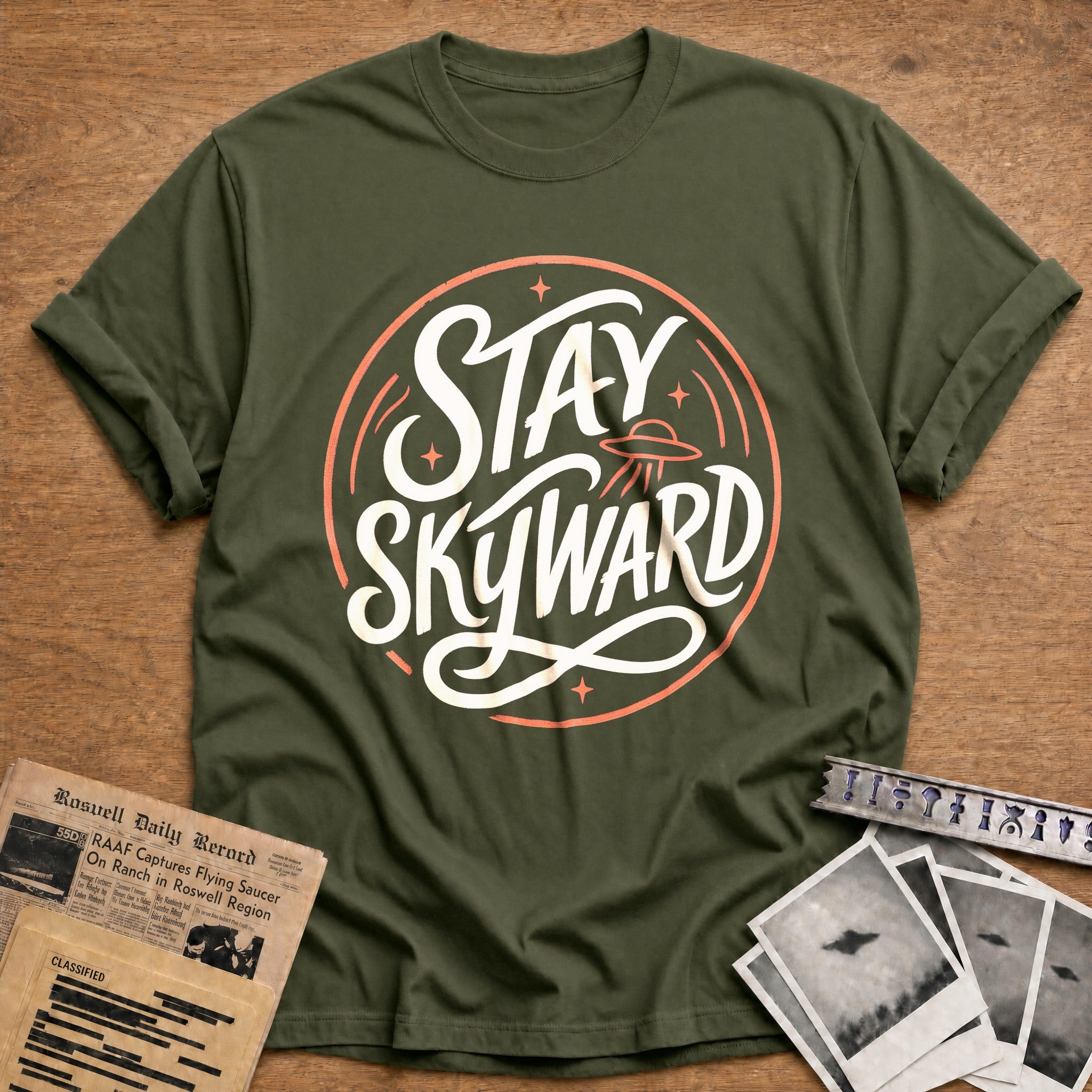 Stay Skyward - Military Green