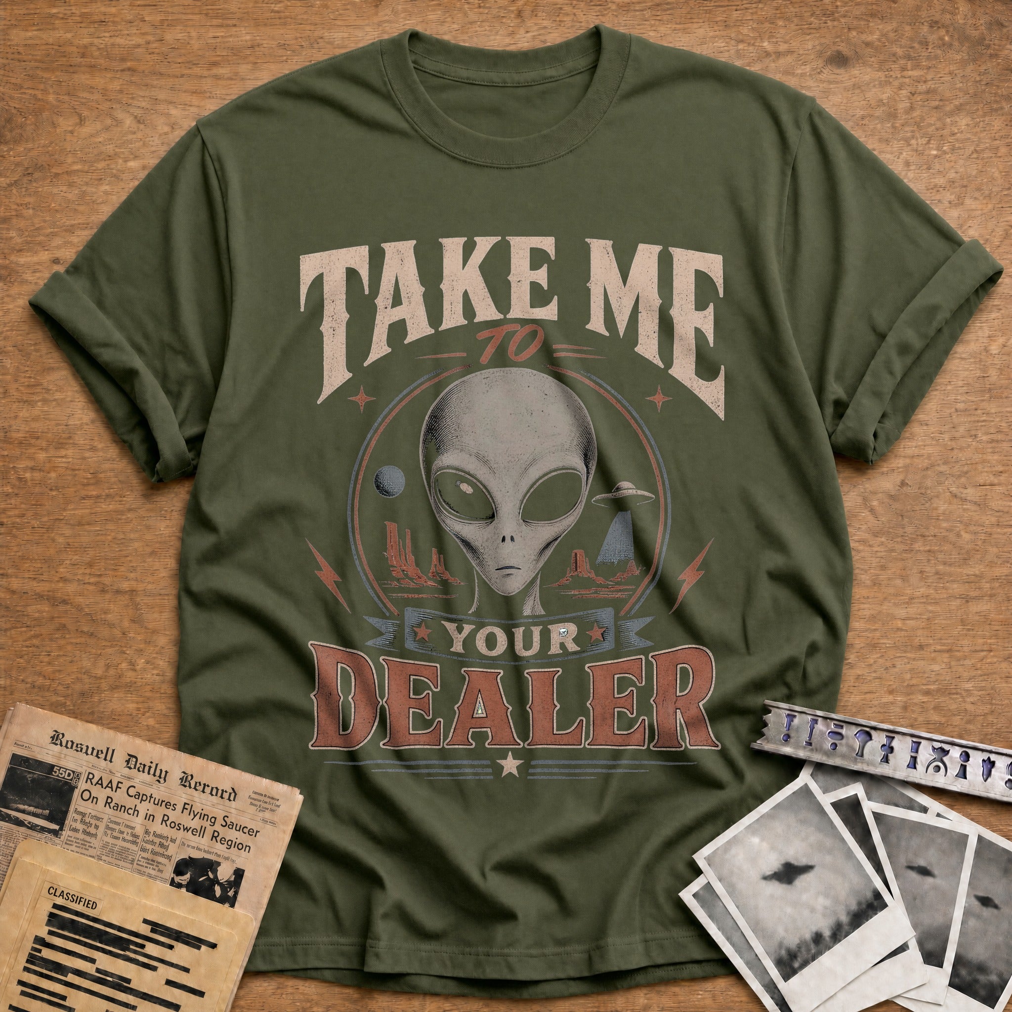 Take Me To Your Dealer 01 - Military Green