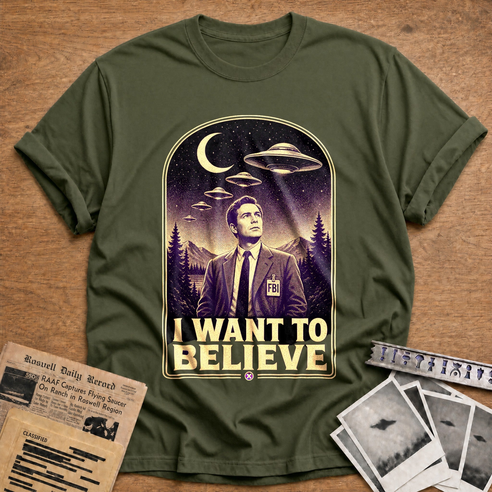 The Bureau Believes - Military Green