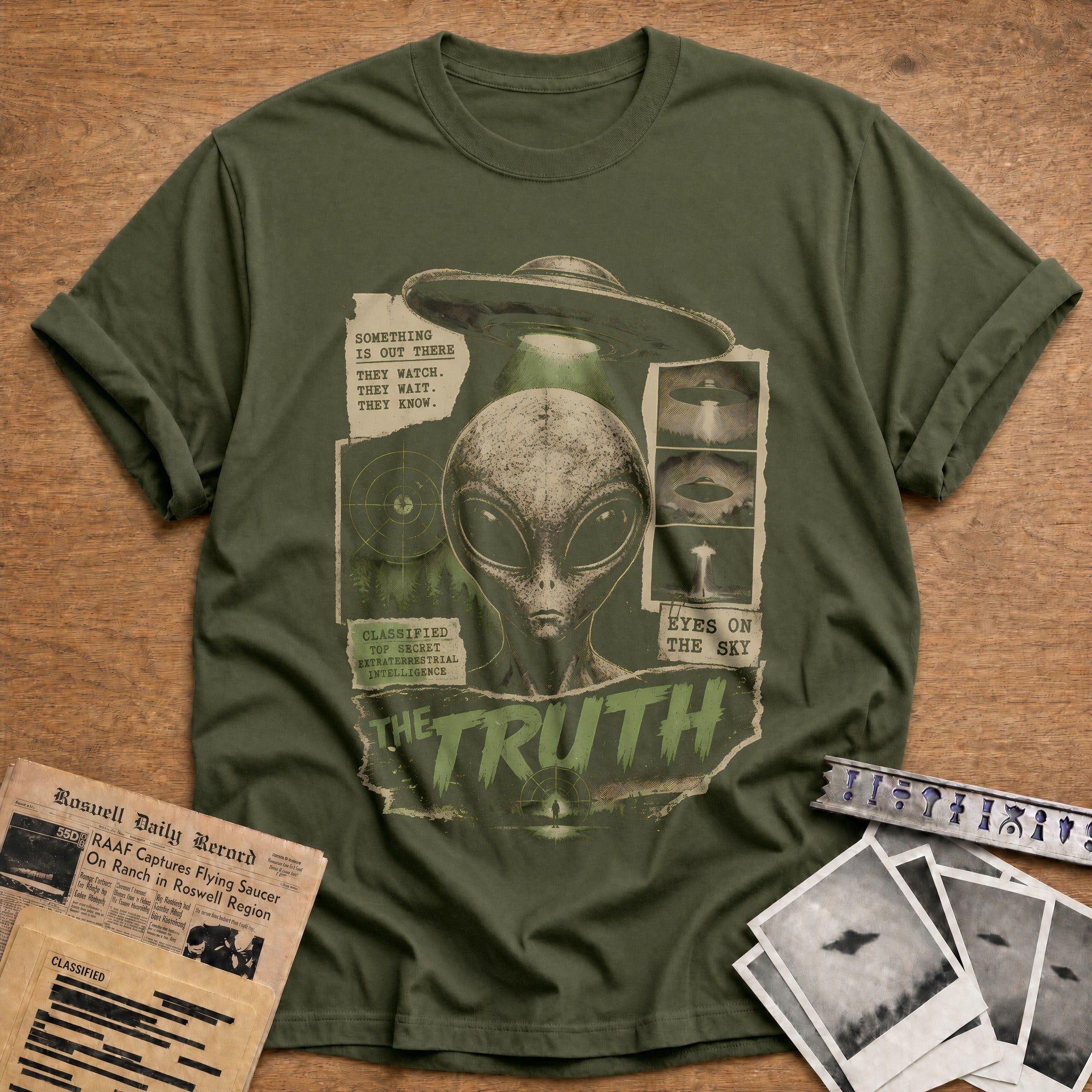 The Truth T-Shirt - Military Green