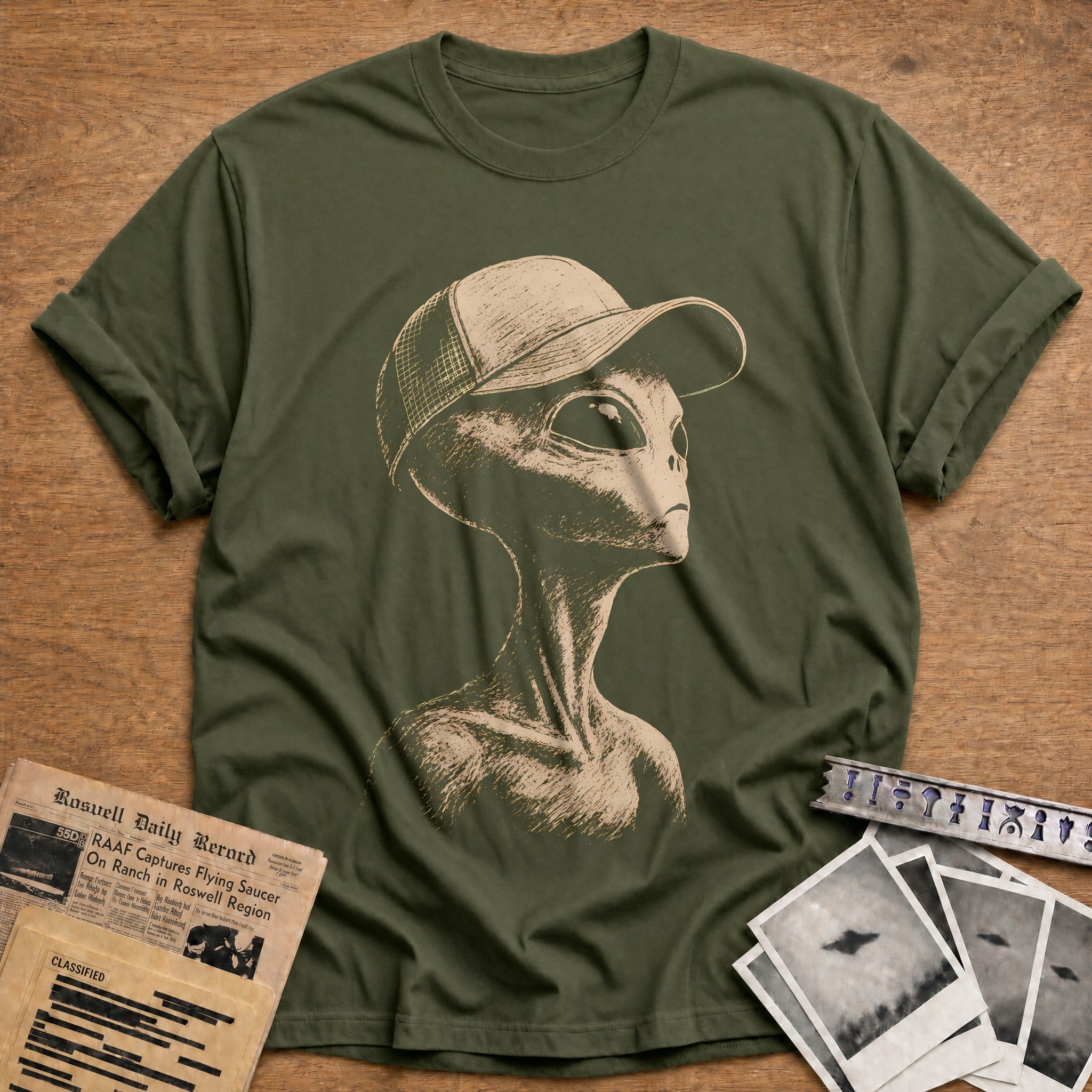 Undercover Assignment T-Shirt - Military Green