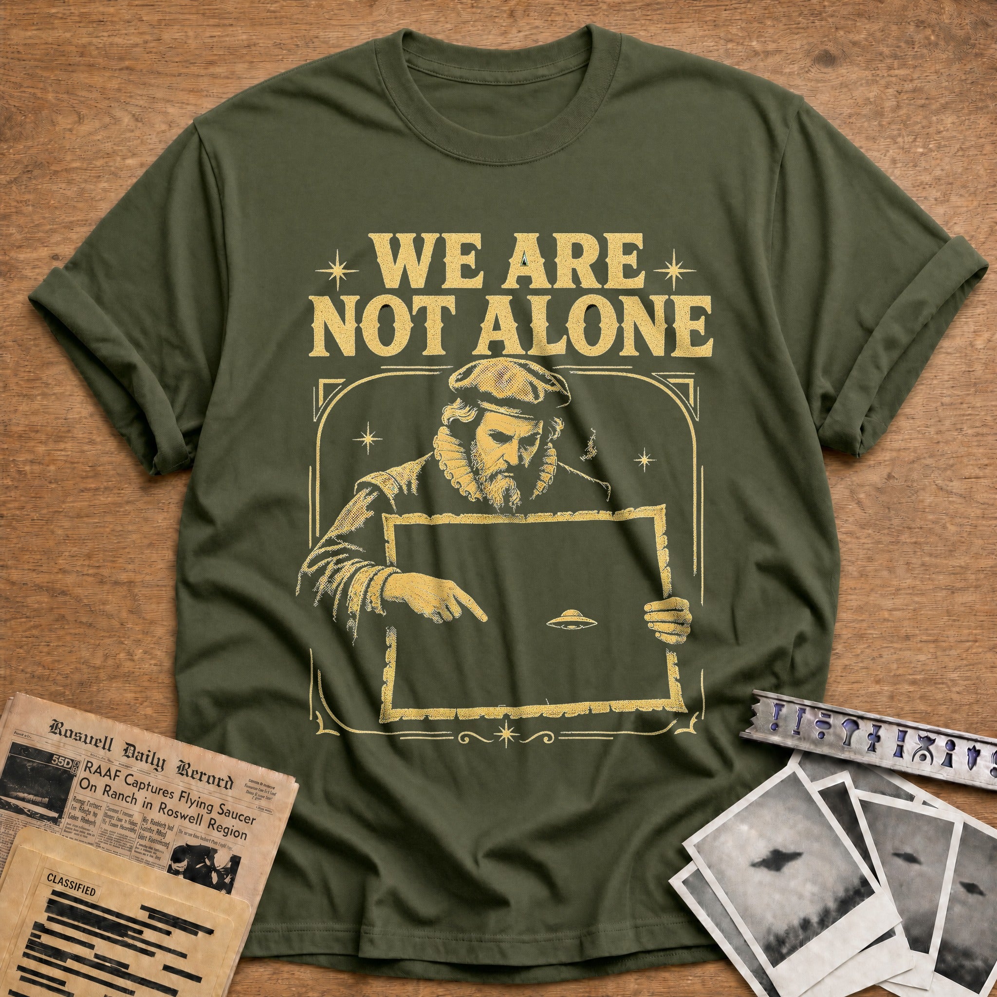 We Are Not Alone 01 - Military Green