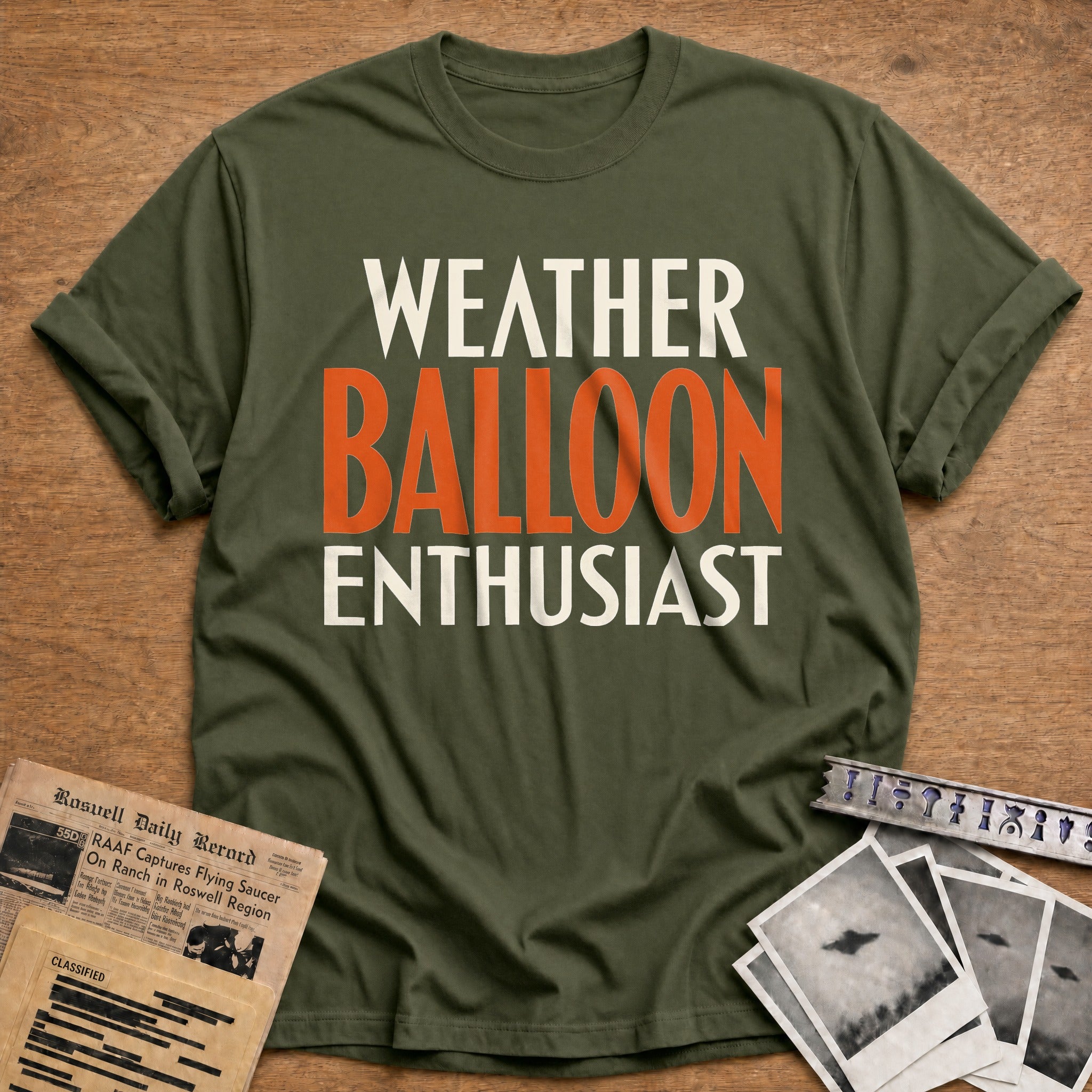 Weather Balloon Enthusiast 03 - Military Green