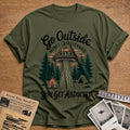 go outside worst case scenario you get abducted 2 - Military Green