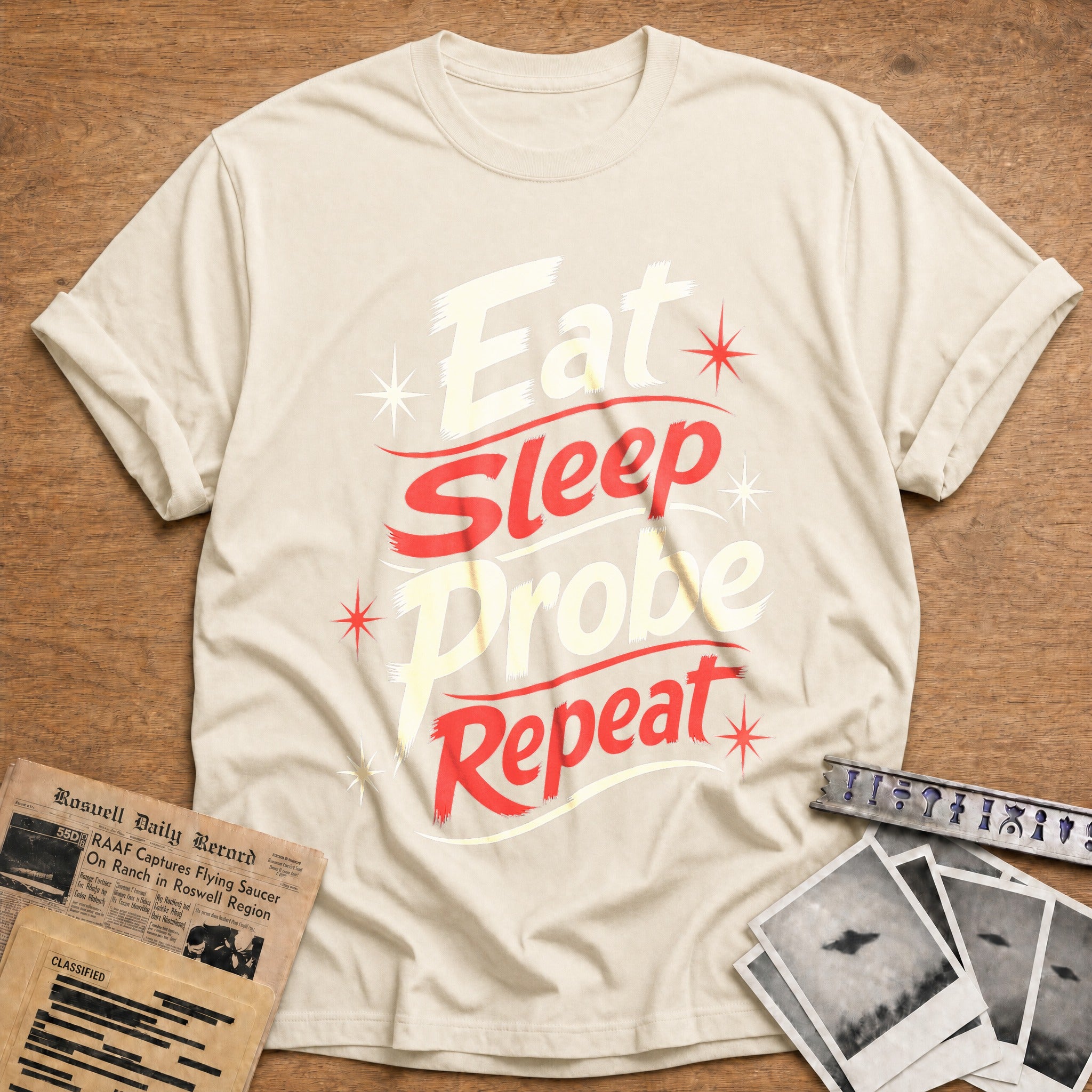 Eat Sleep Probe Repeat - Natural