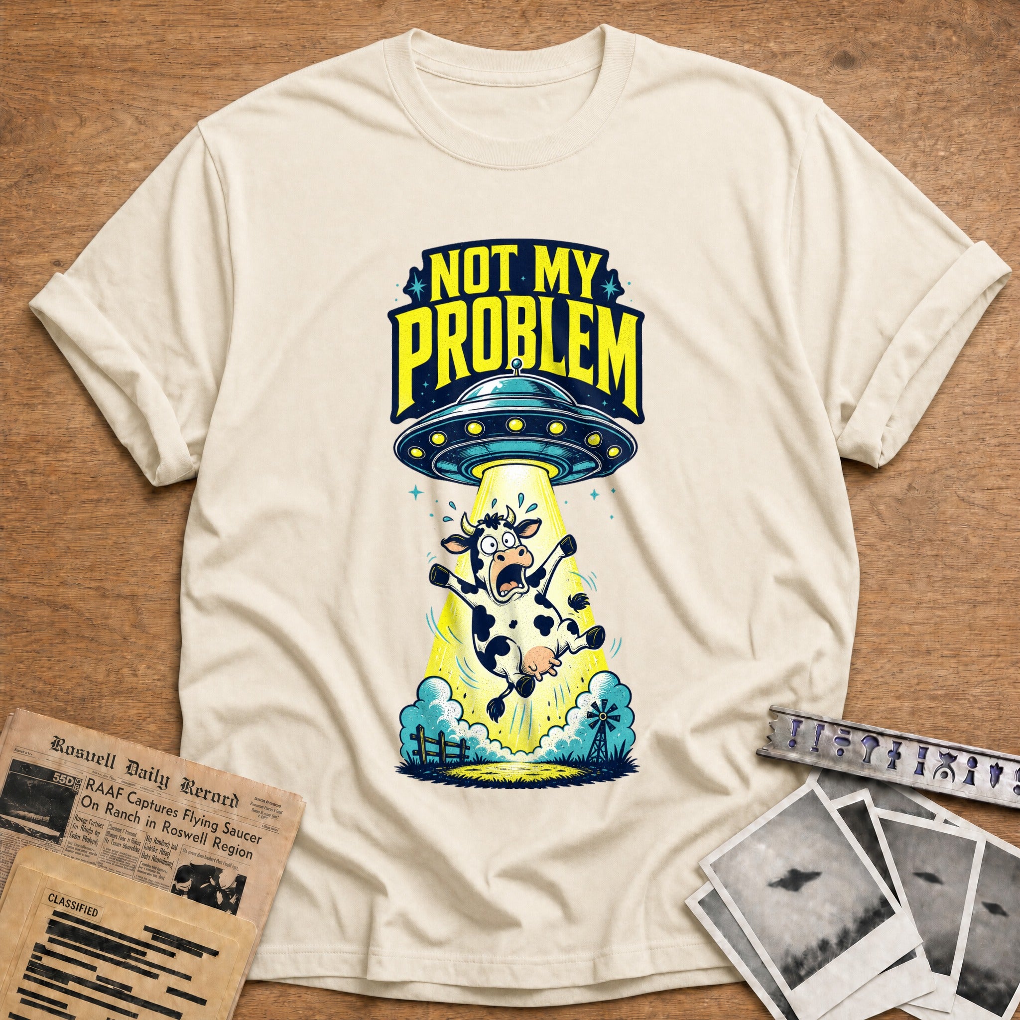 not my problem ufo alien abduction funny - Natural