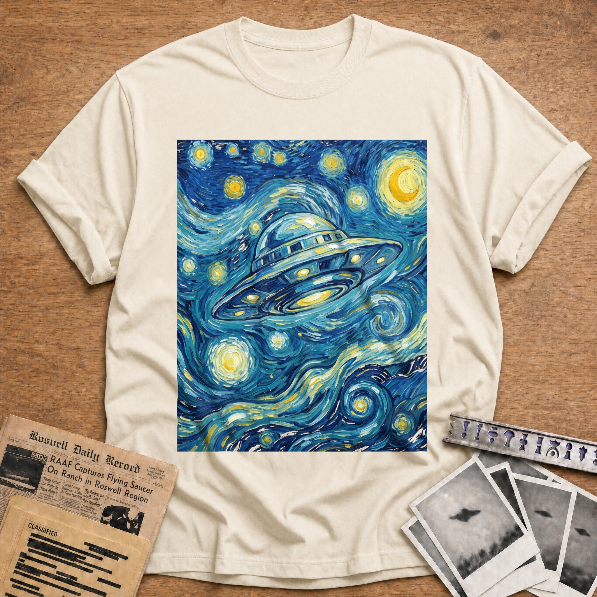 ufo van gogh starry - Natural
