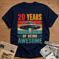 20 Being Awesome T-Shirt - Navy
