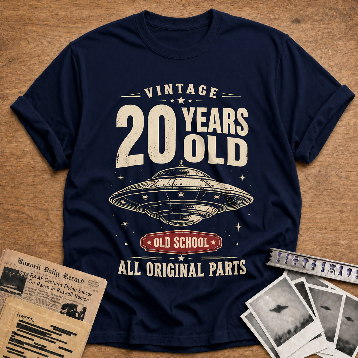 20 Original Parts T-Shirt - Navy