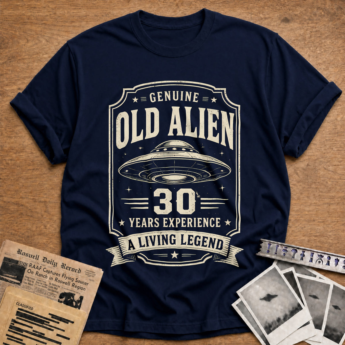 30 Living Legend T-Shirt - Navy