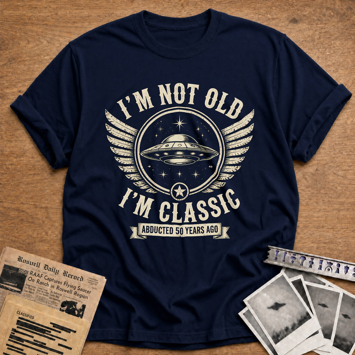 50 Im Classic T-Shirt - Navy