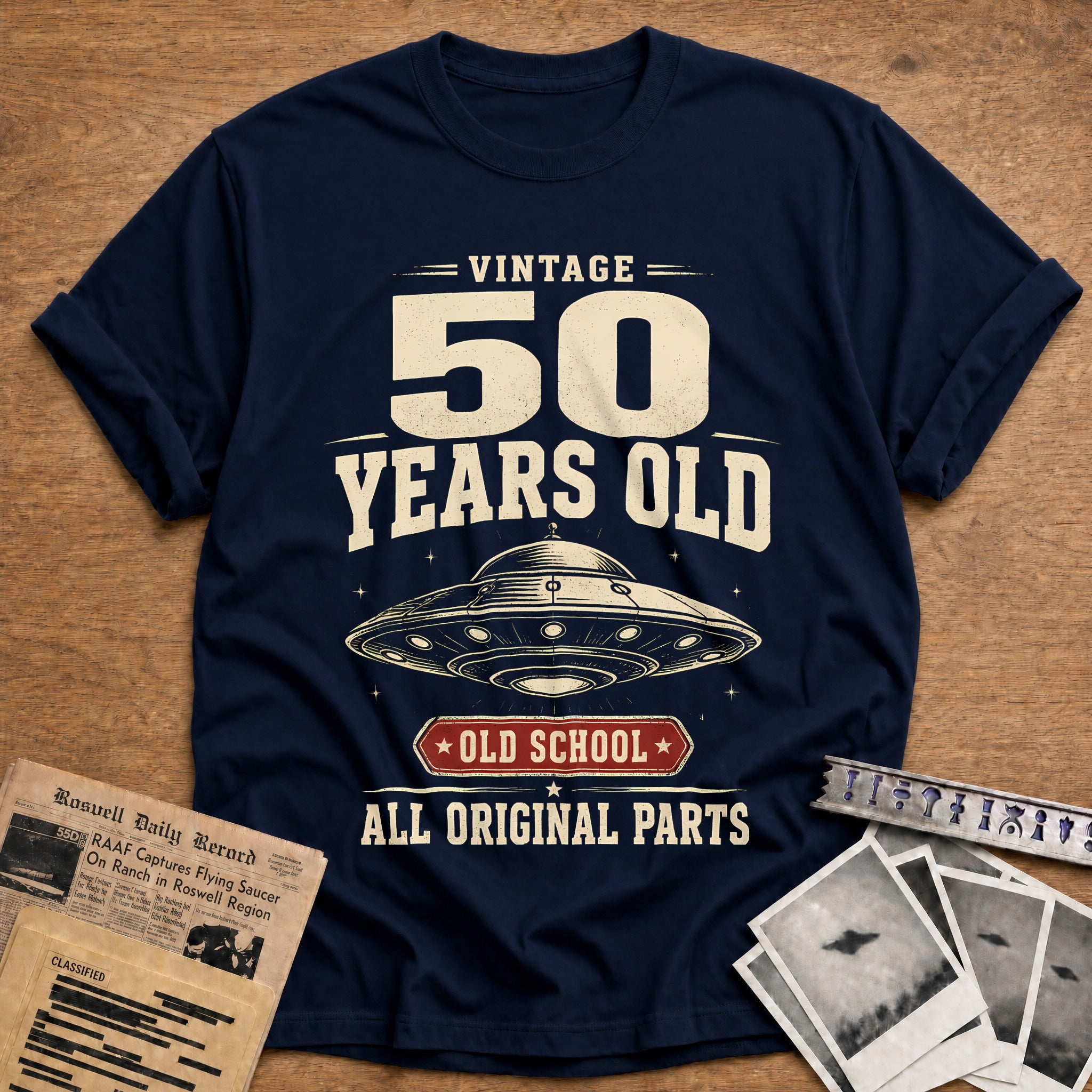 50 Original Parts T-Shirt - Navy