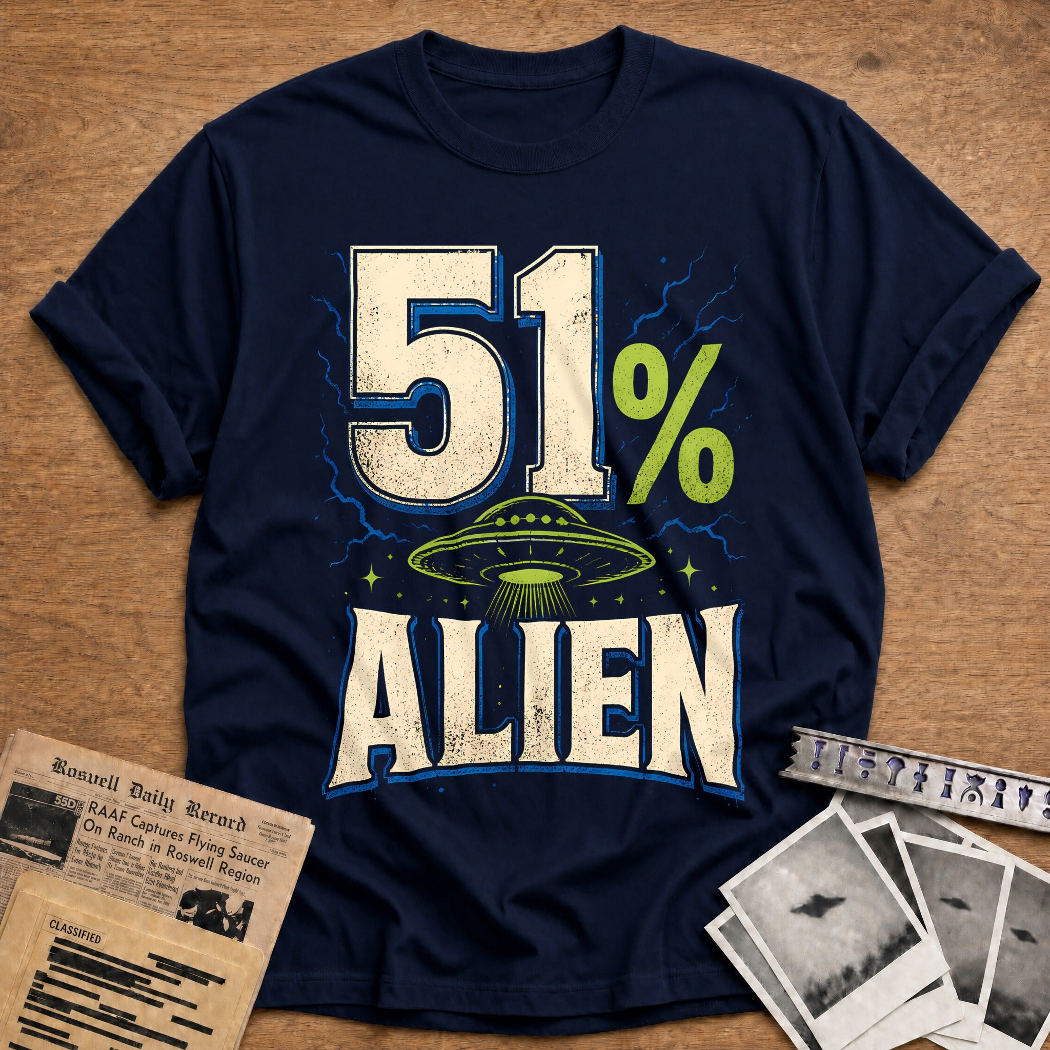 51 Alien 38 T-Shirt - Navy