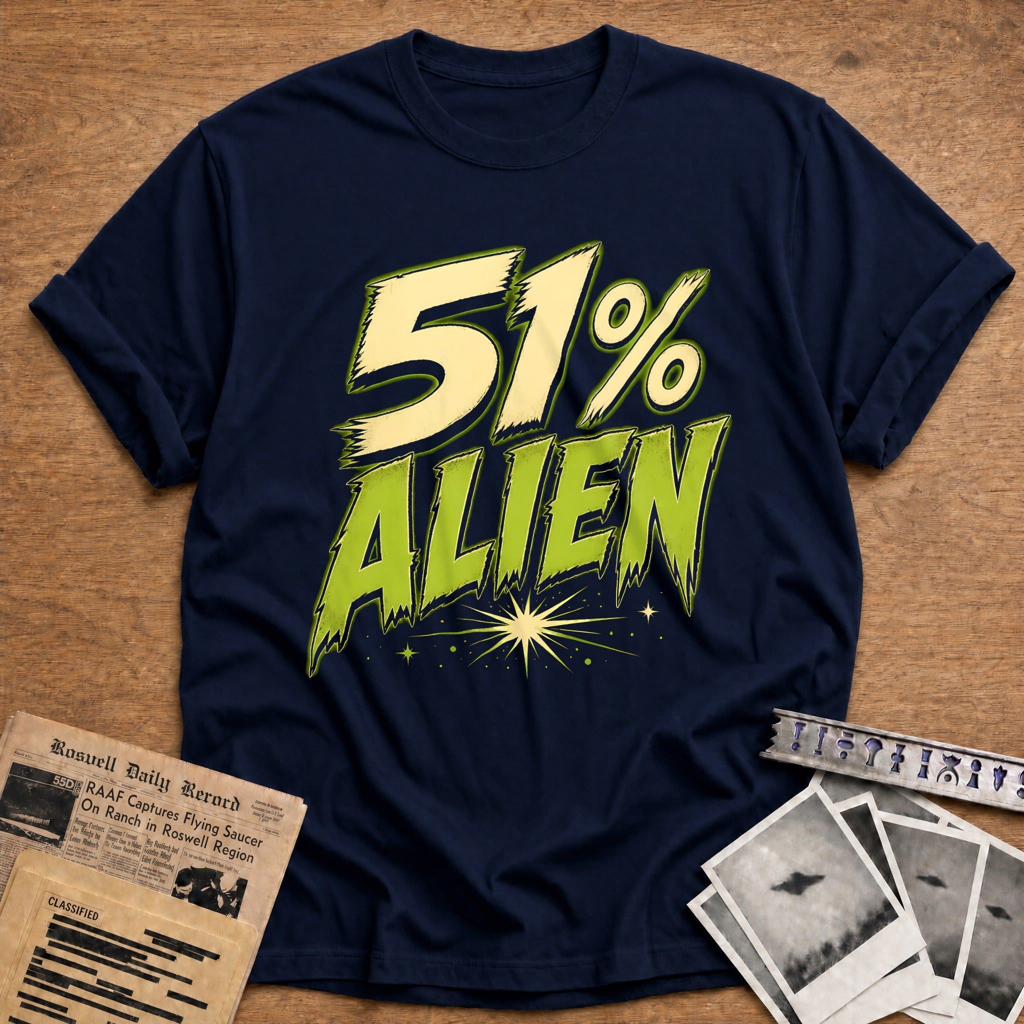 51 Percent Alien 95 T-Shirt - Navy