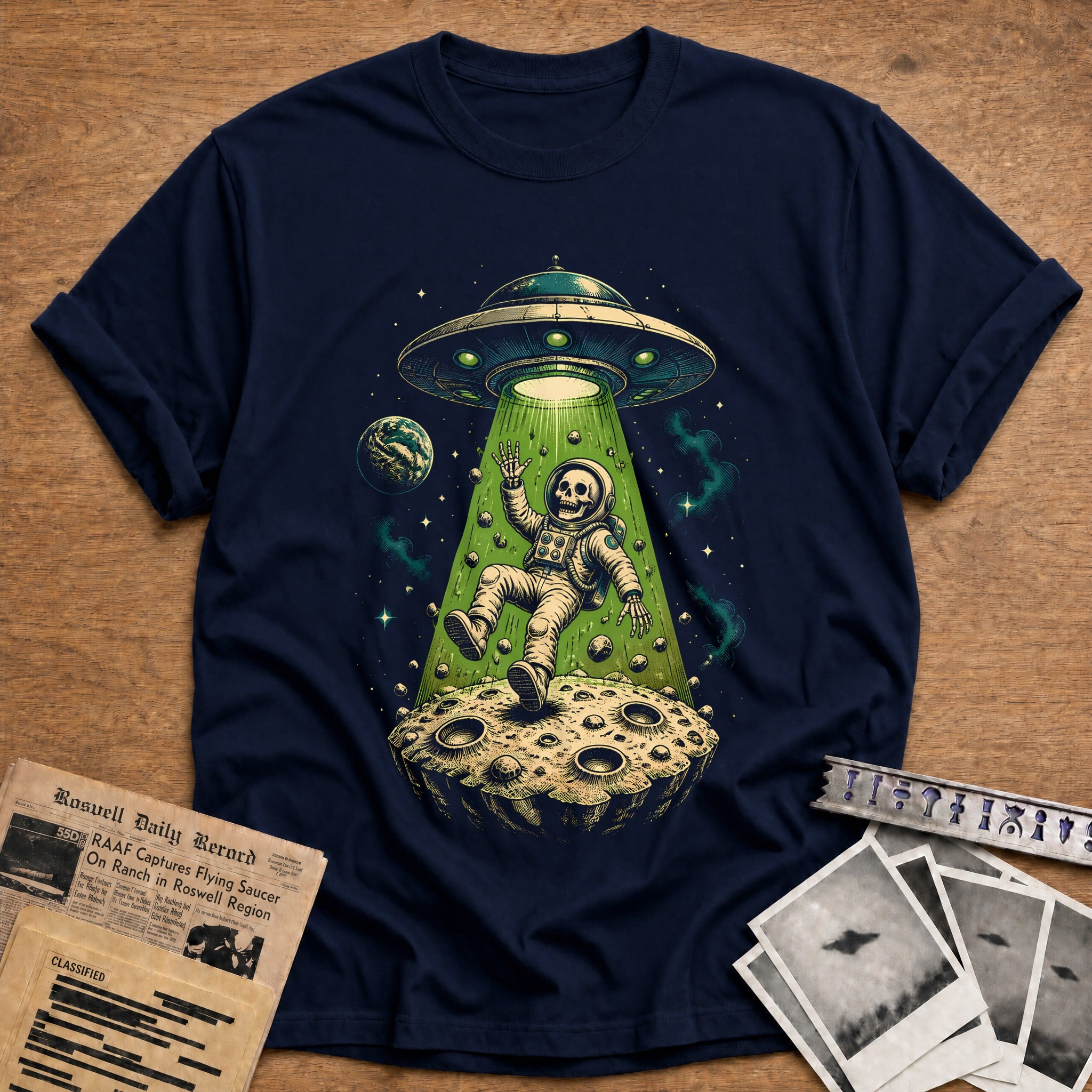Abduction Protocol T-Shirt - Navy
