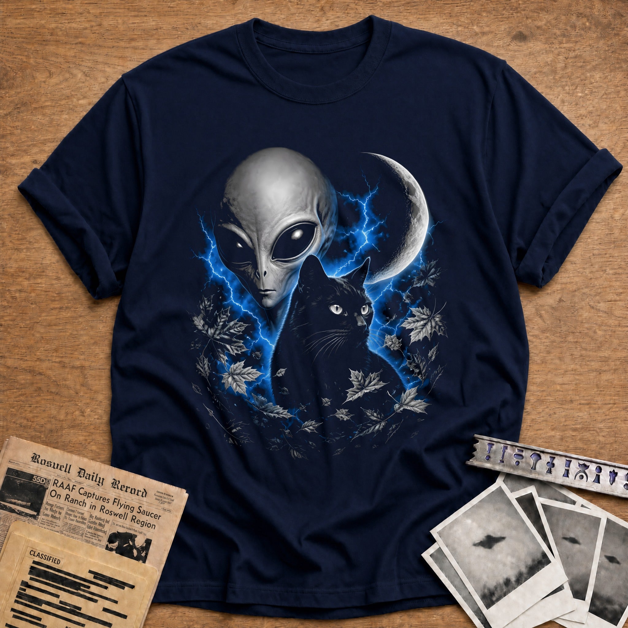 Alien Black Cat Crescent 30 - Navy