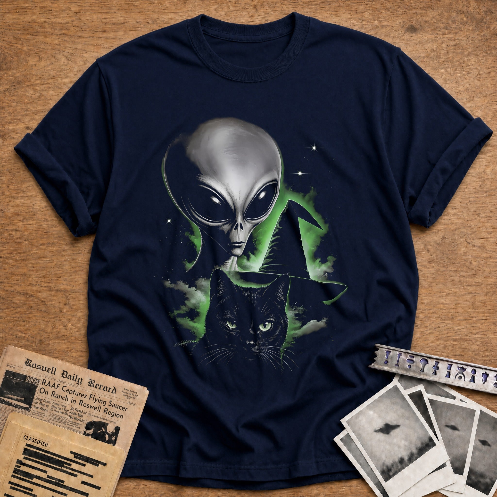 Alien Cat Witchhat 72 - Navy