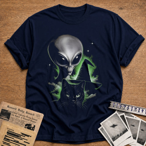Alien Cat Witchhat 72 - Navy