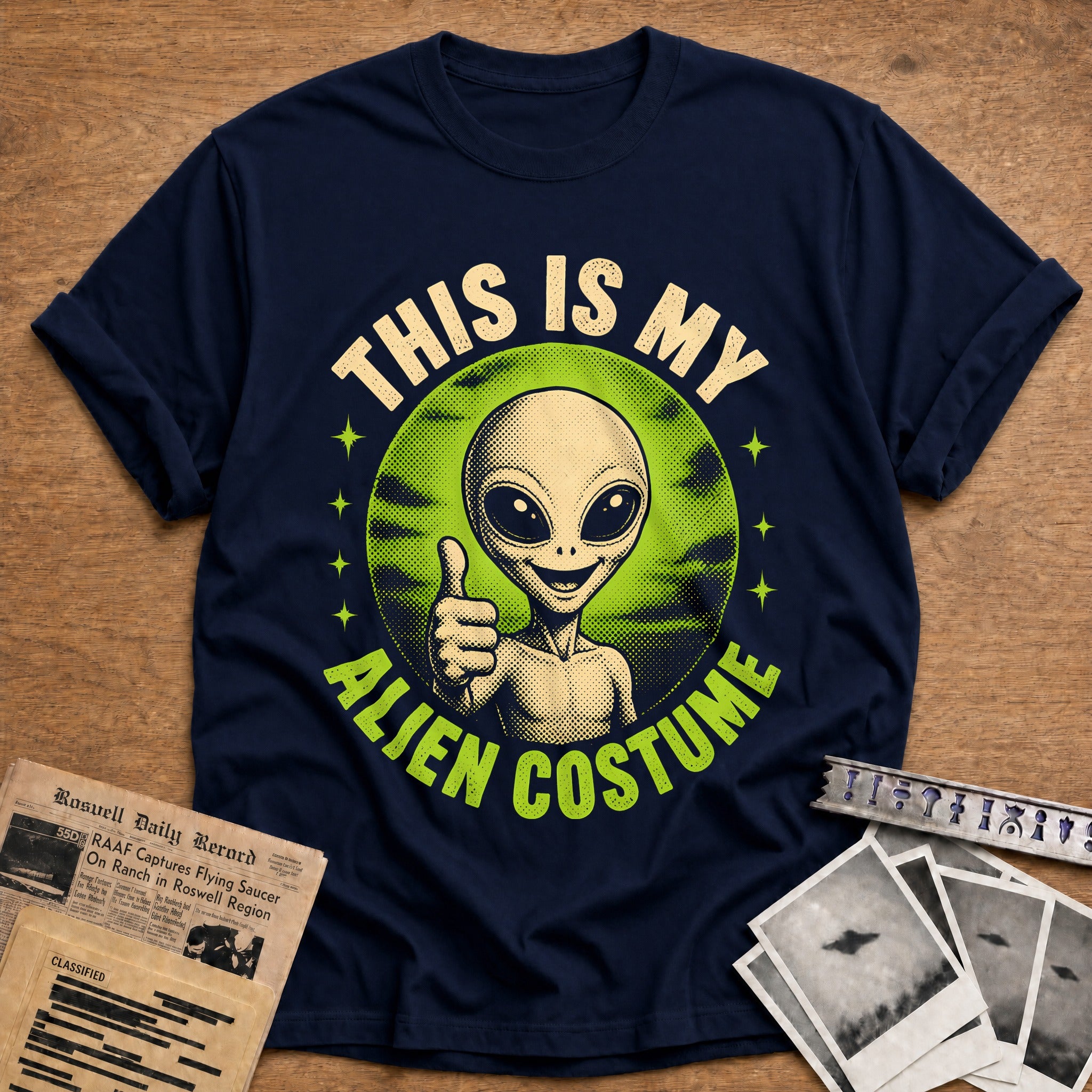 Alien Costume 97 T-Shirt - Navy
